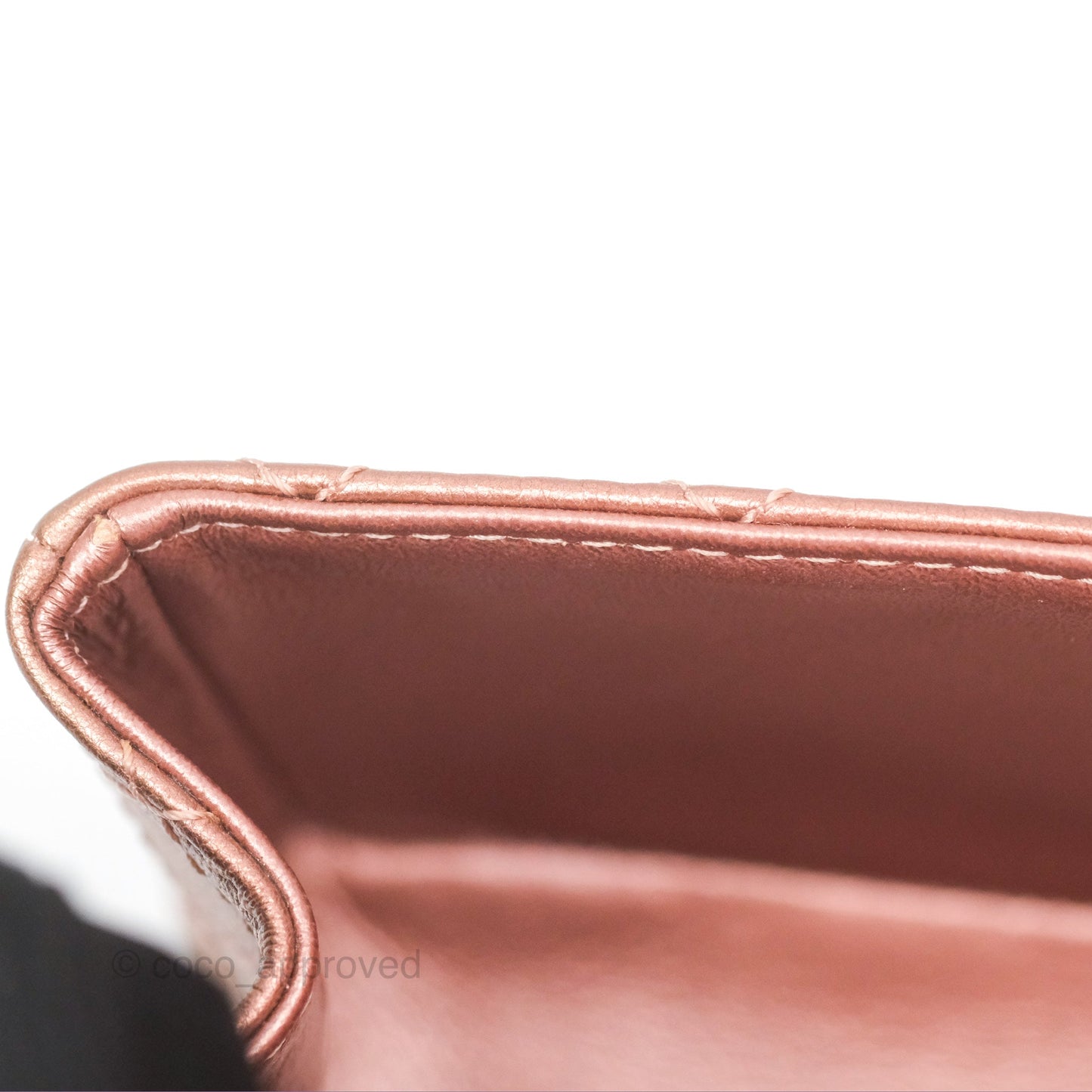 Chanel Mini Reissue 224 Copper Metallic Calfskin Rose Gold