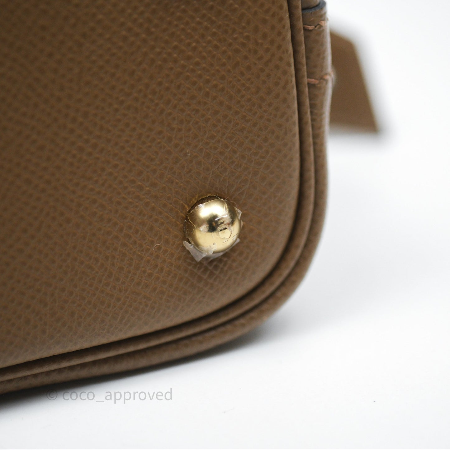 Hermès Bolide 25 Alezan 3G Epsom Gold Hardware