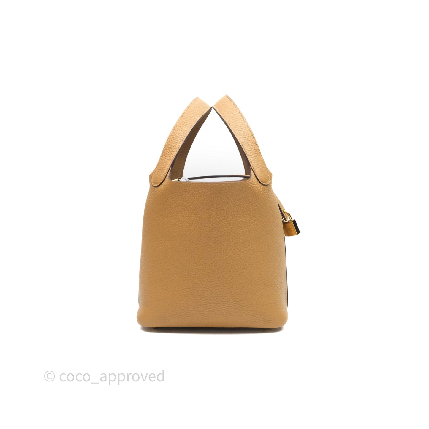 Hermès Picotin Lock 18 Biscuit 48 Clemence Gold Hardware