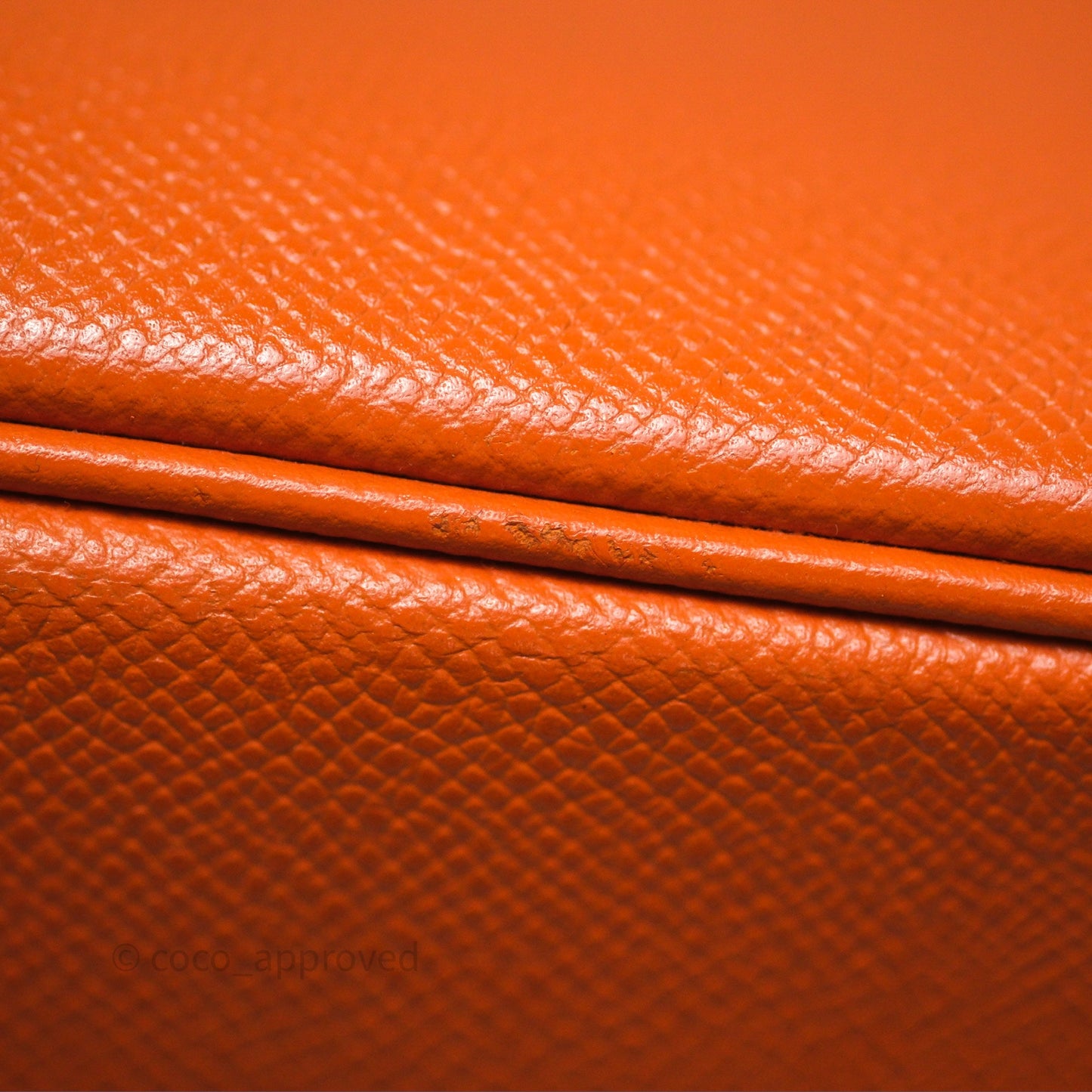 Hermès Birkin 30 Retourne Orange Epsom Palladium Hardware