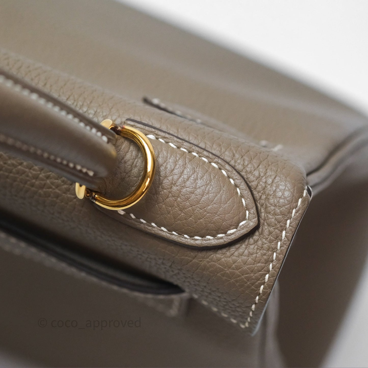 Hermès Kelly II 28 Retourne Etoupe 18 Togo Gold Hardware
