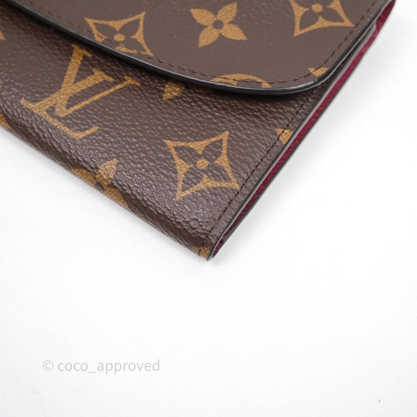 Louis Vuitton Emilie Wallet Monogram Canvas Fuchsia Pink