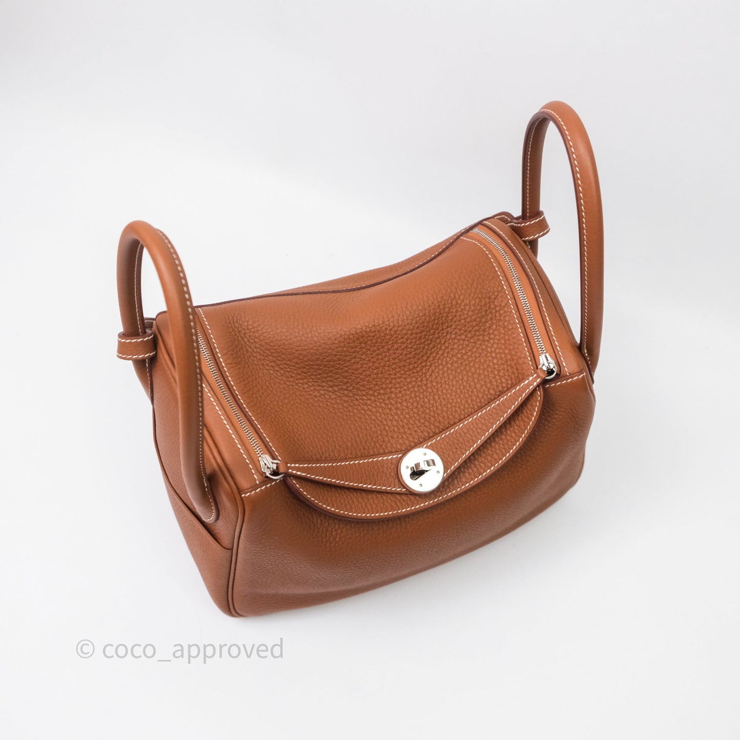 Hermès Lindy 26 Gold Clemence Palladium Hardware