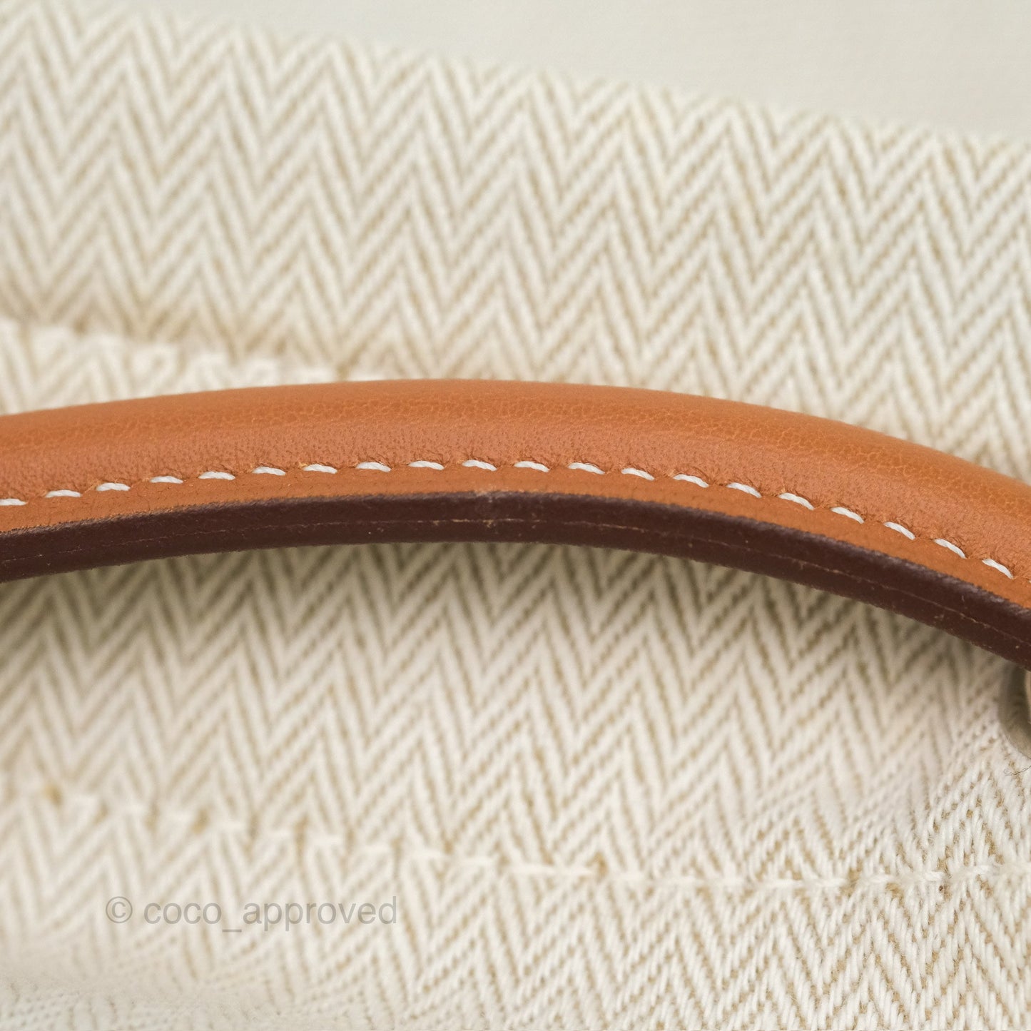 Hermès Aline Canvas Tote Bag