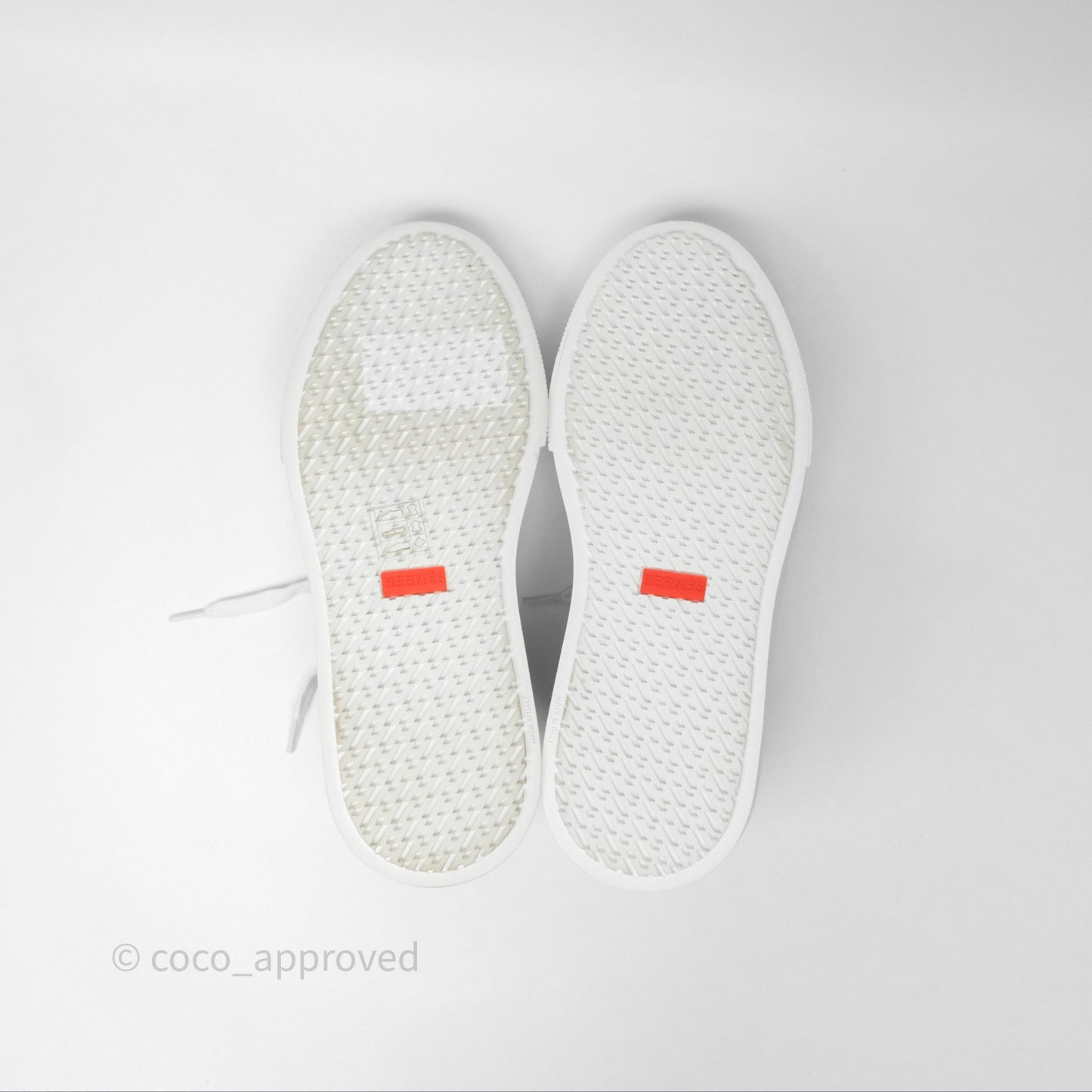 Hermès Deep Sneaker Calfskin White Size 37