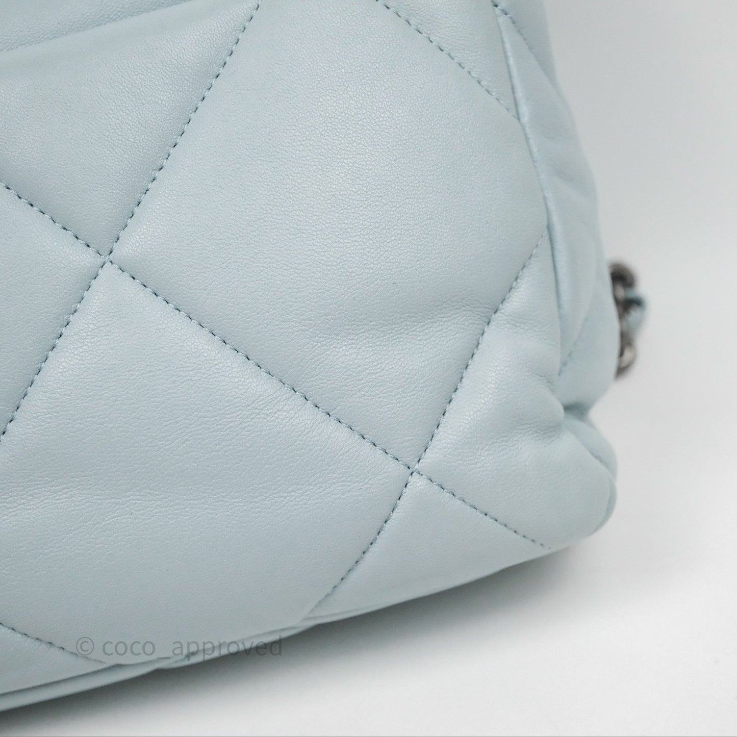 Chanel 19 Medium Blue Mixed Hardware