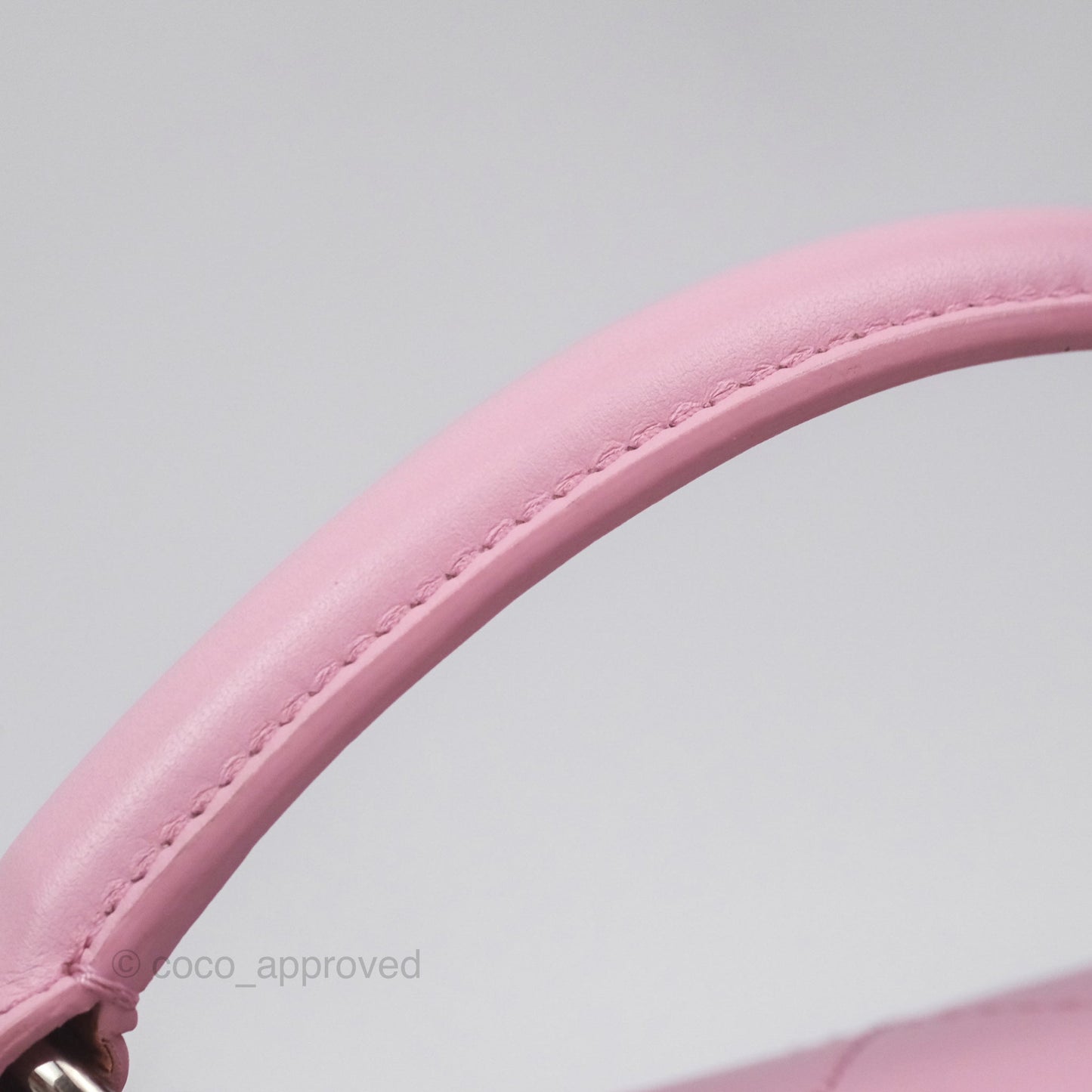 Chanel Stitched Ring My Bag Flap Crossbody Pink Calfskin Silver Hardware