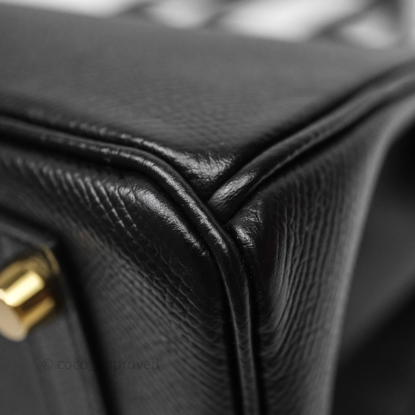 Hermès Birkin 30 Black Noir 89 Epsom Gold Hardware