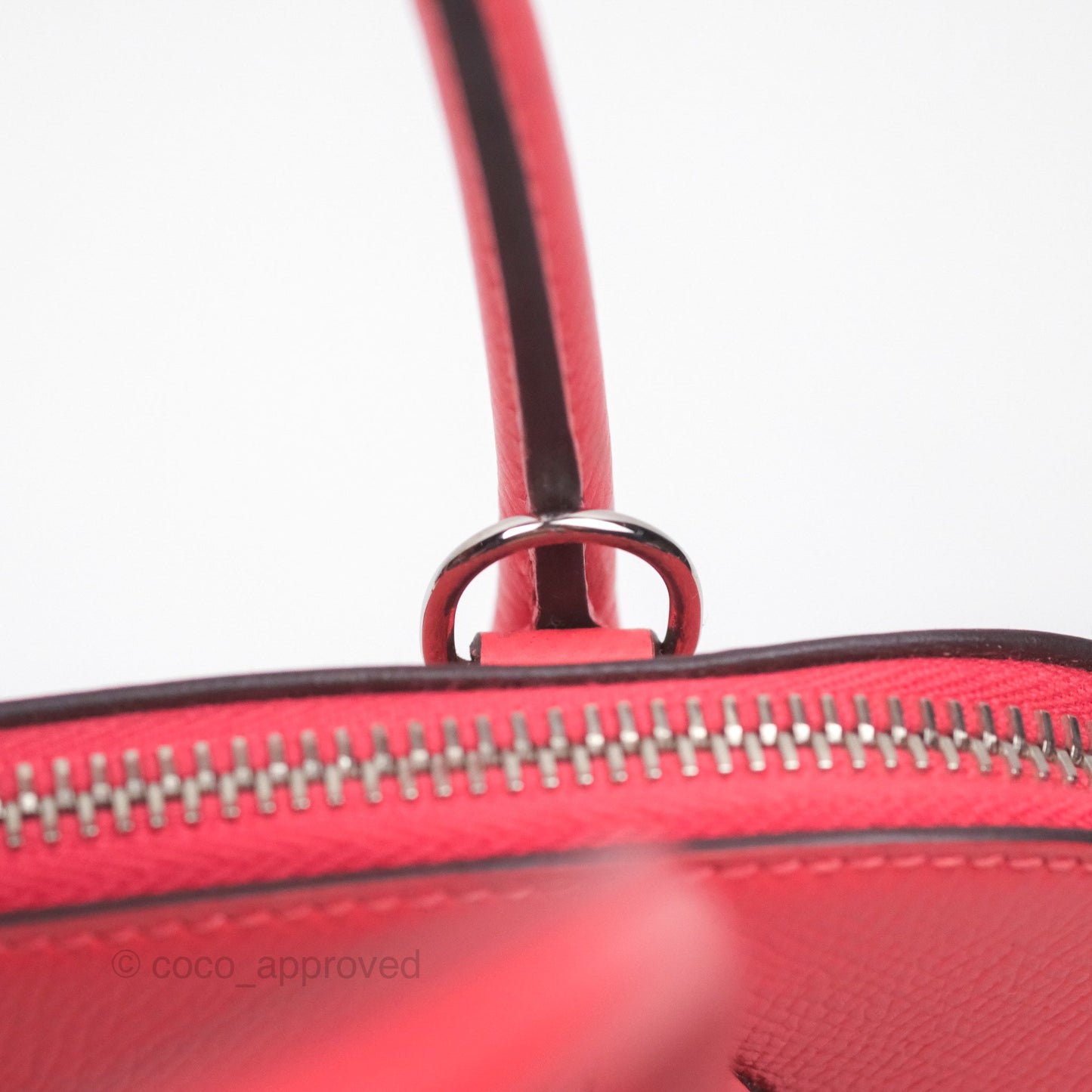 Hermès Bolide 27 Rose Jaipur T5 Epsom Palladium Hardware