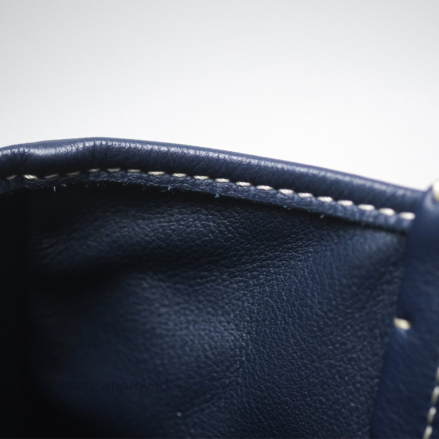 Goyard Anjou Mini Bag Goyardine Canvas Navy