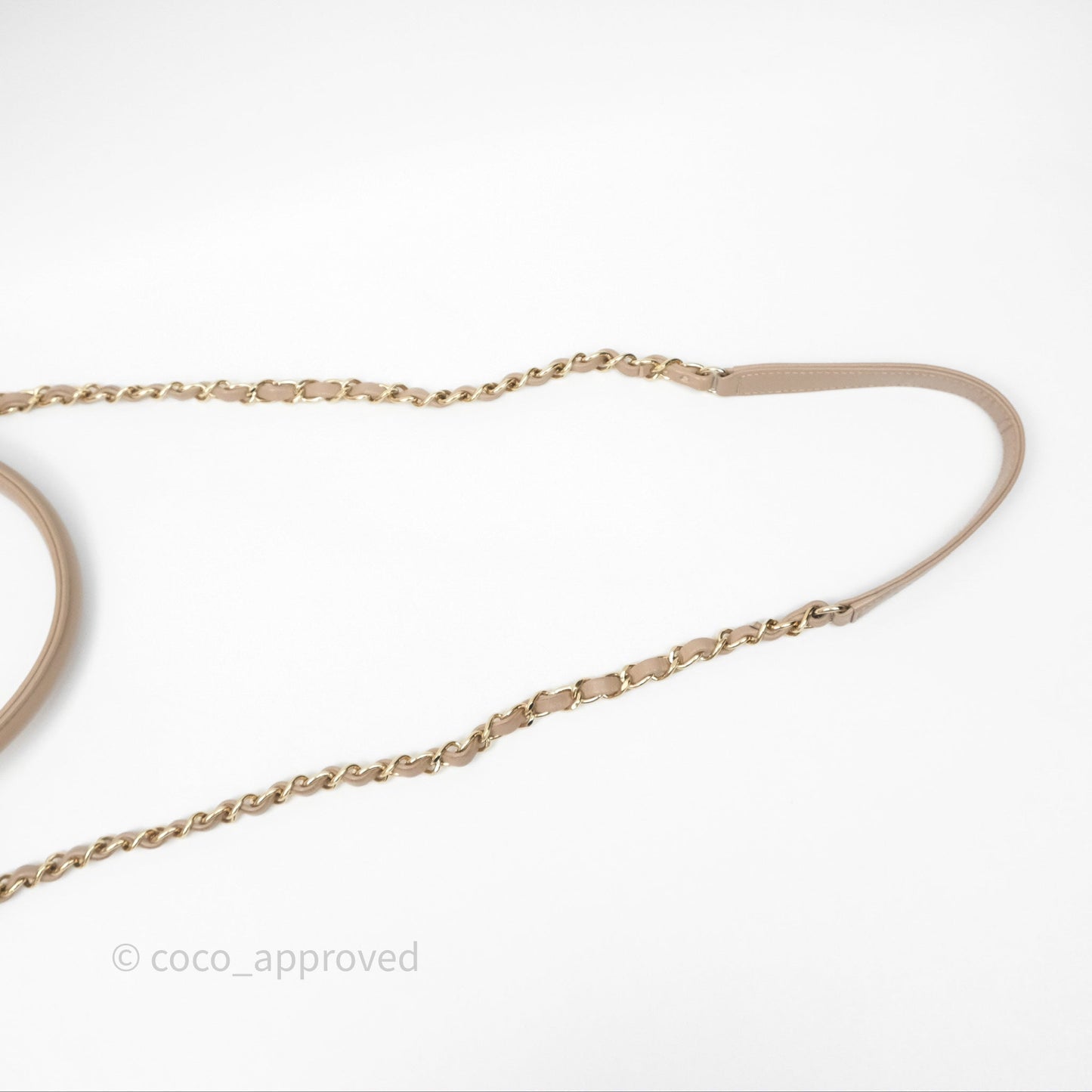 Chanel Small Trendy CC Beige Lambskin Gold Hardware