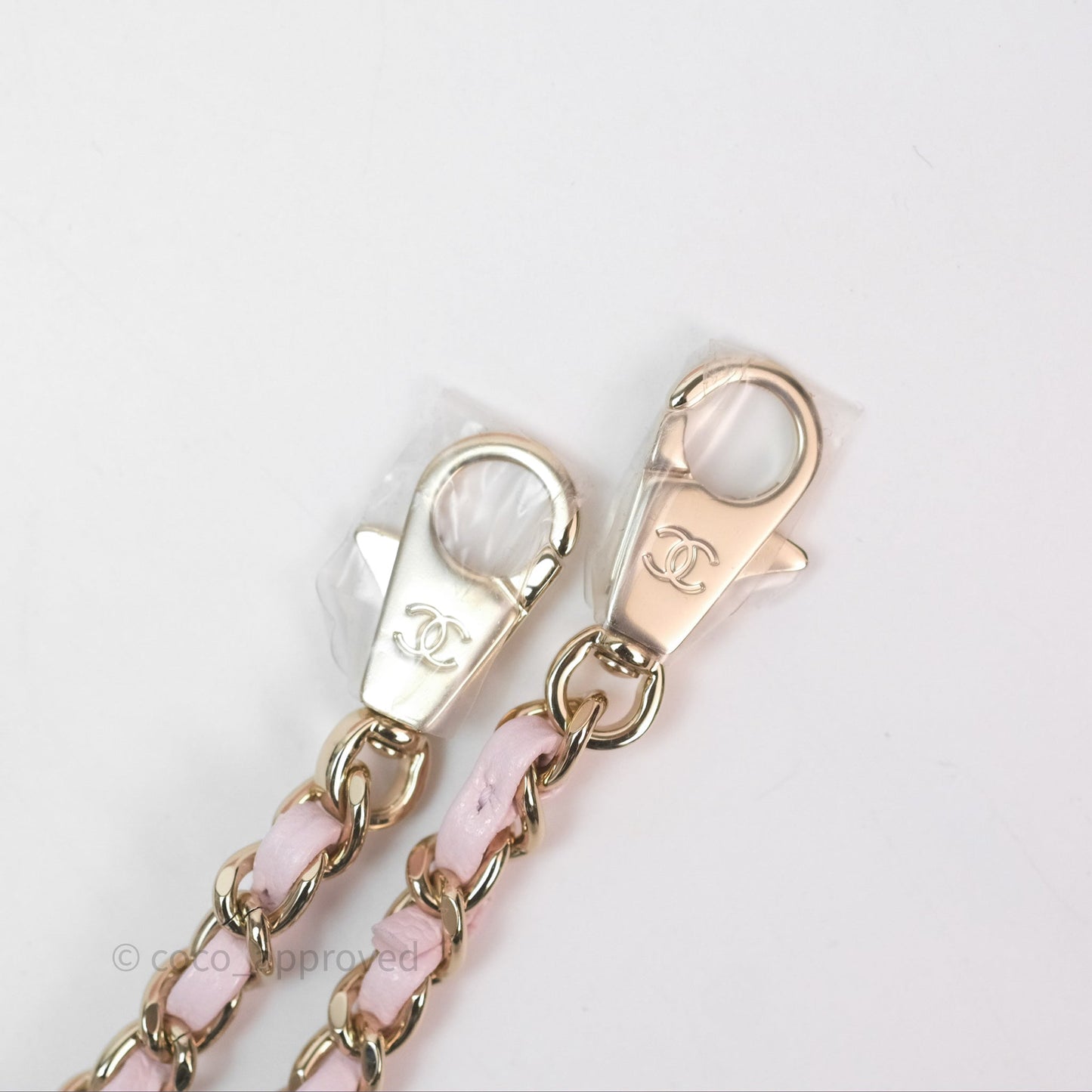 Chanel Small Coco Handle Light Pink Caviar Gold Hardware