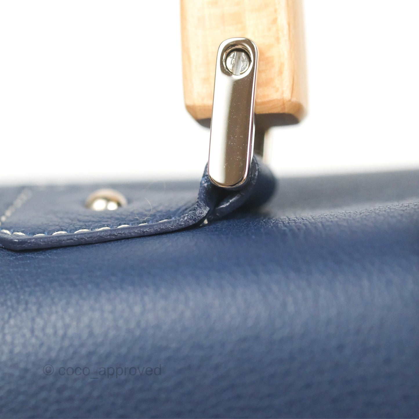 Goyard Saïgon Mini Bag Navy Goyardine Canvas/Chevroches Calfskin