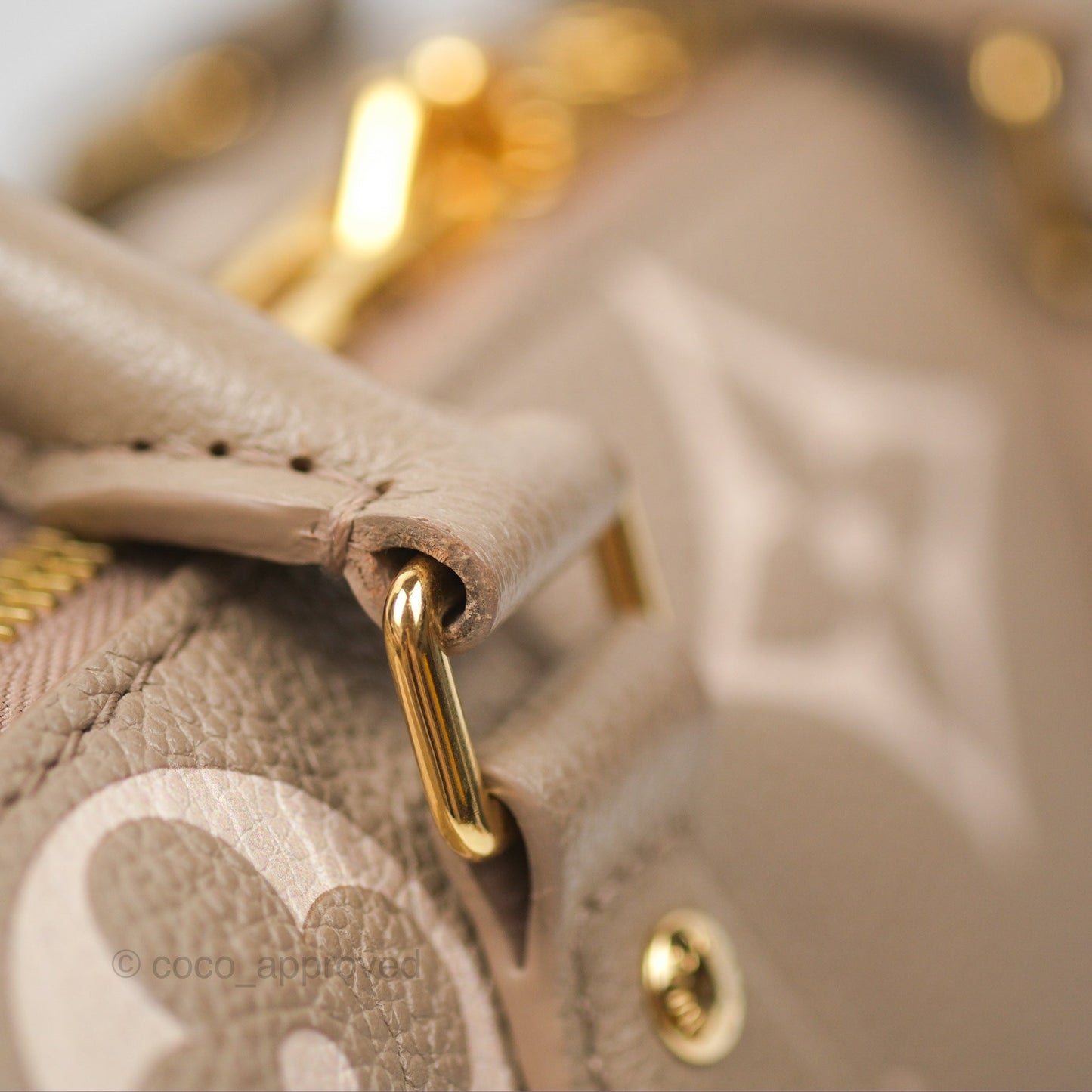 Louis Vuitton Speedy Bandoulière 20 Monogram Empreinte Tourterelle/Cream