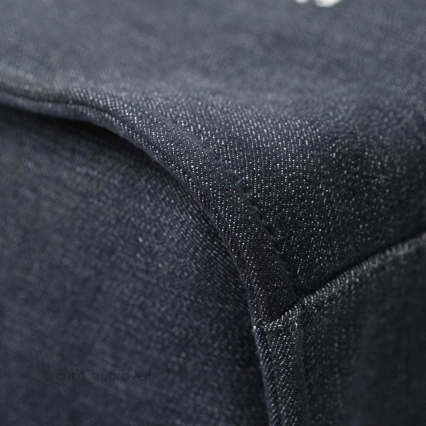 Chanel Canvas Large Deauville Tote Denim