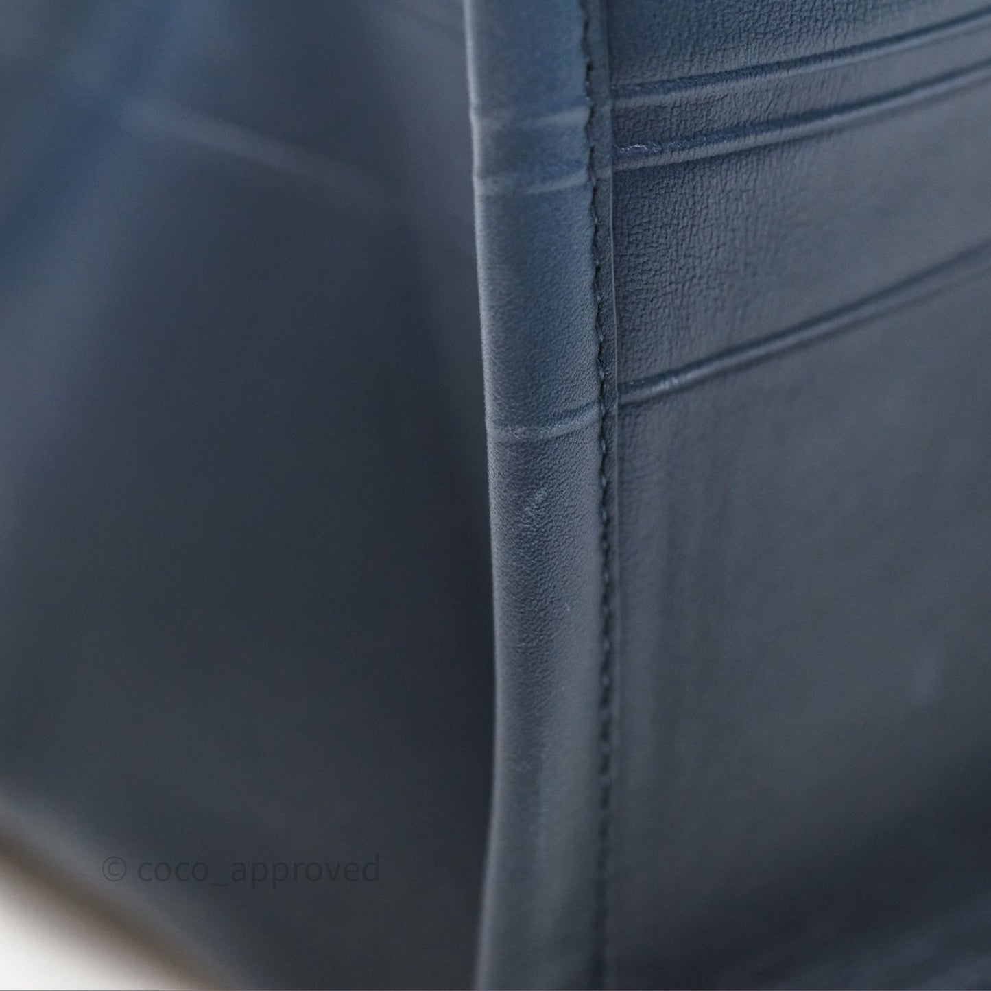 Christian Dior Medium Book Tote Blue Calfskin