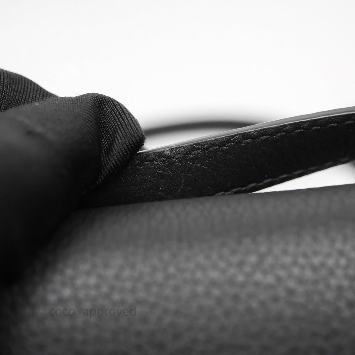 Loro Piana Extra Pocket L19 Black Grained Calfskin