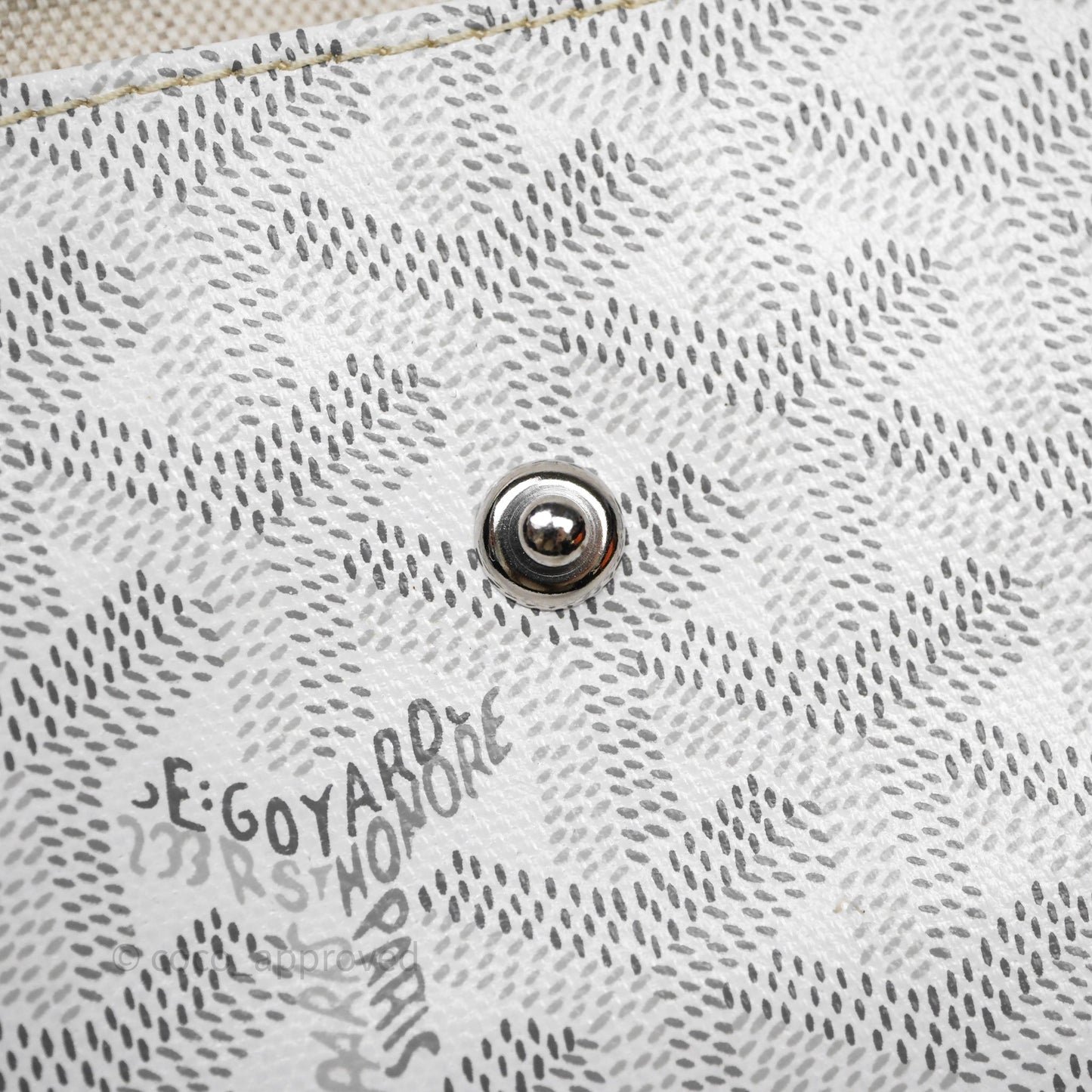 Goyard Bohème Hobo Bag PM White Goyardine Canvas