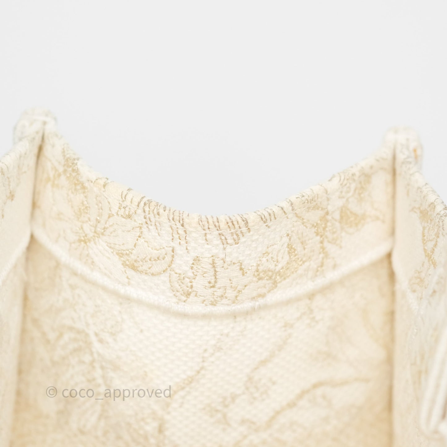 Dior Medium Book Tote Dior Rêve d'Infini Embroidery with Gold-Tone Metallic Thread