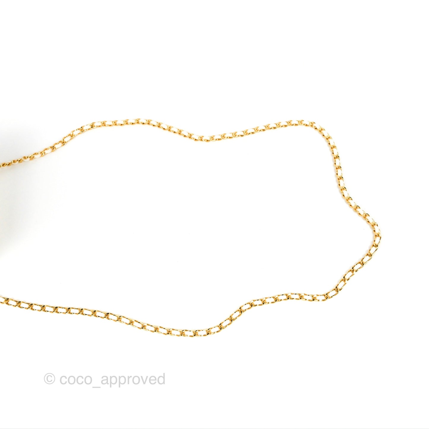 Chanel Mini Vanity Case with Chain White Lambskin Gold Hardware