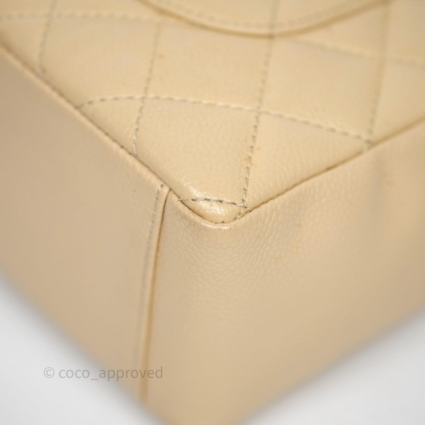 Chanel PST Tote Beige Caviar Gold Hardware