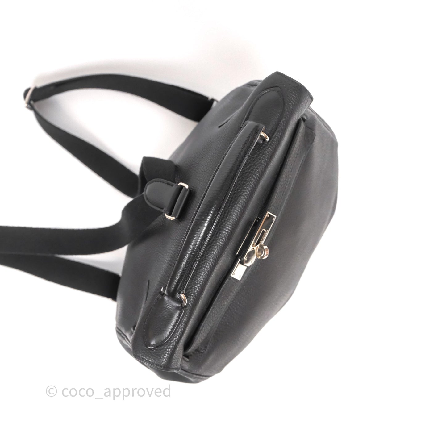 Hermès Kelly Ado Backpack GM Black Noir 89 Togo Palladium Hardware