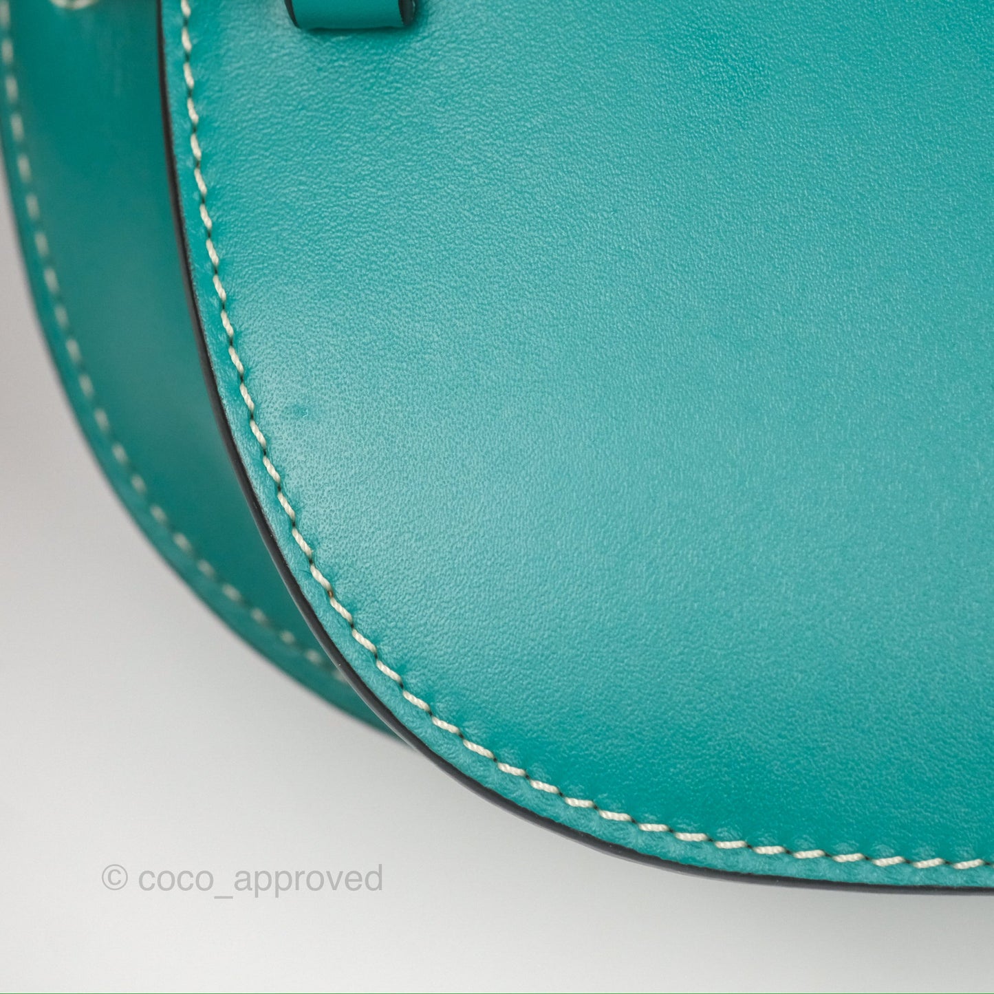 Loewe Mini Gate Belt Bag in Soft Calfskin Green