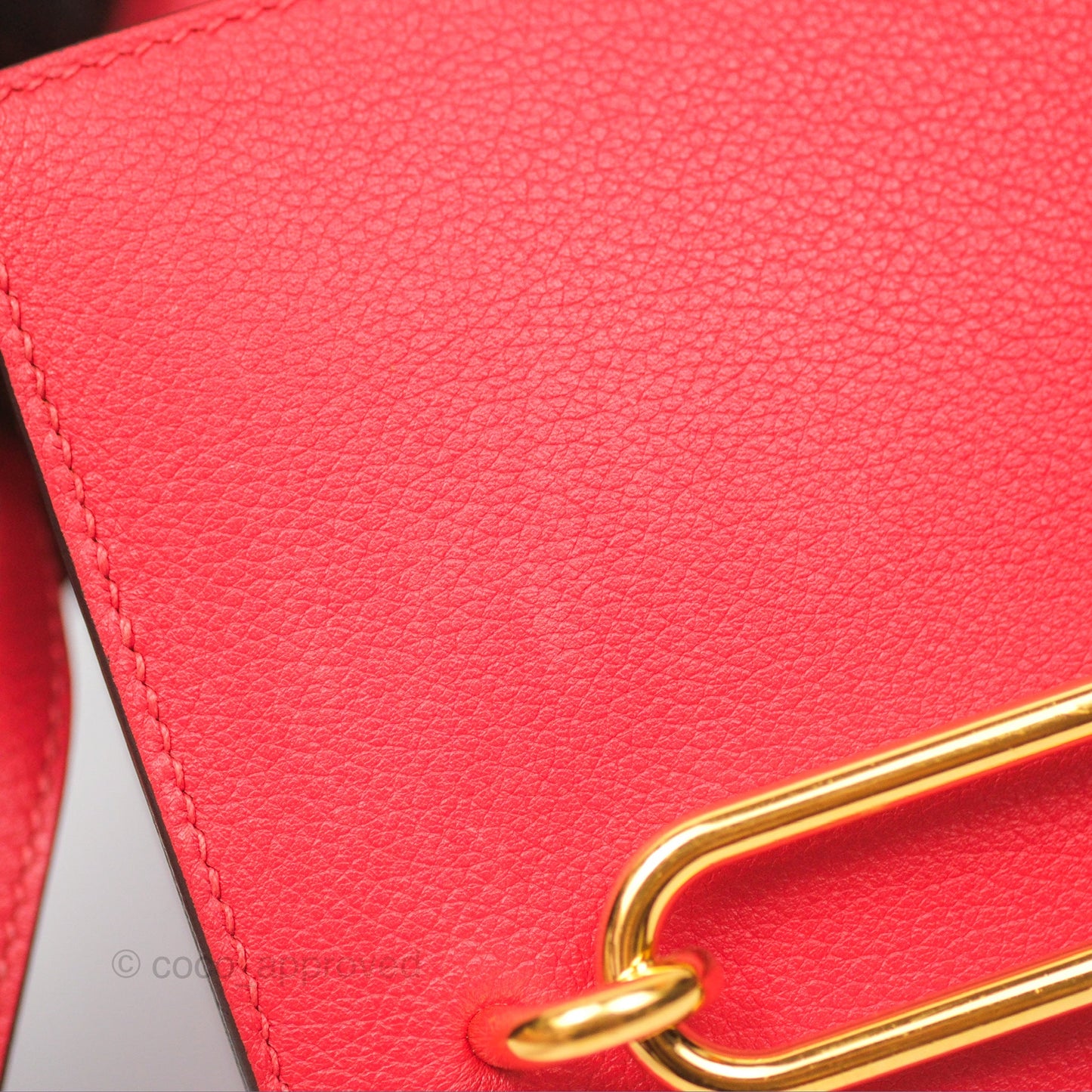 Hermès Roulis Mini 18 Rouge De Coeur Evercolor Permabrass Hardware