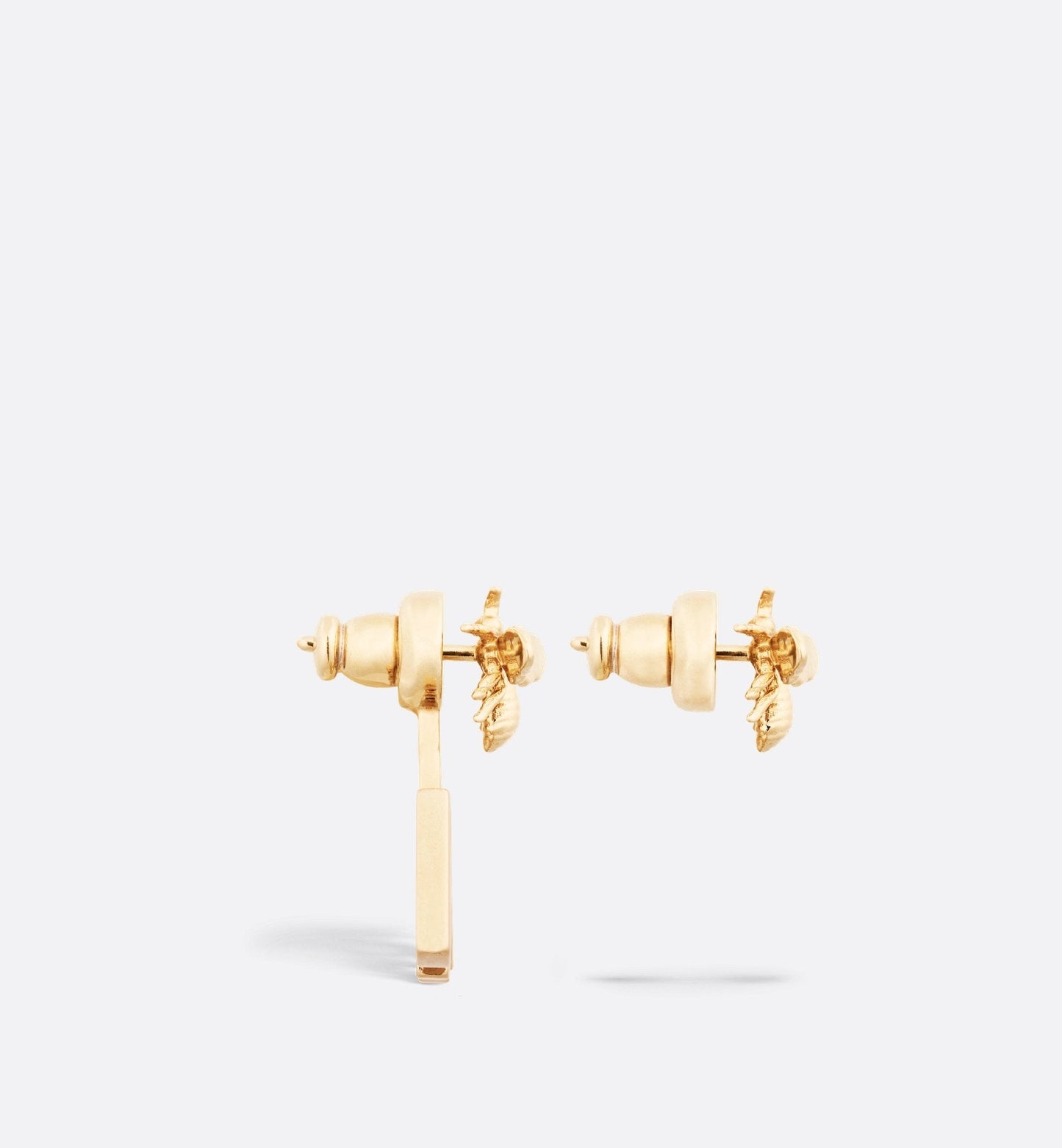 Luxury DiorEvolution Earrings Gold Finish Metal