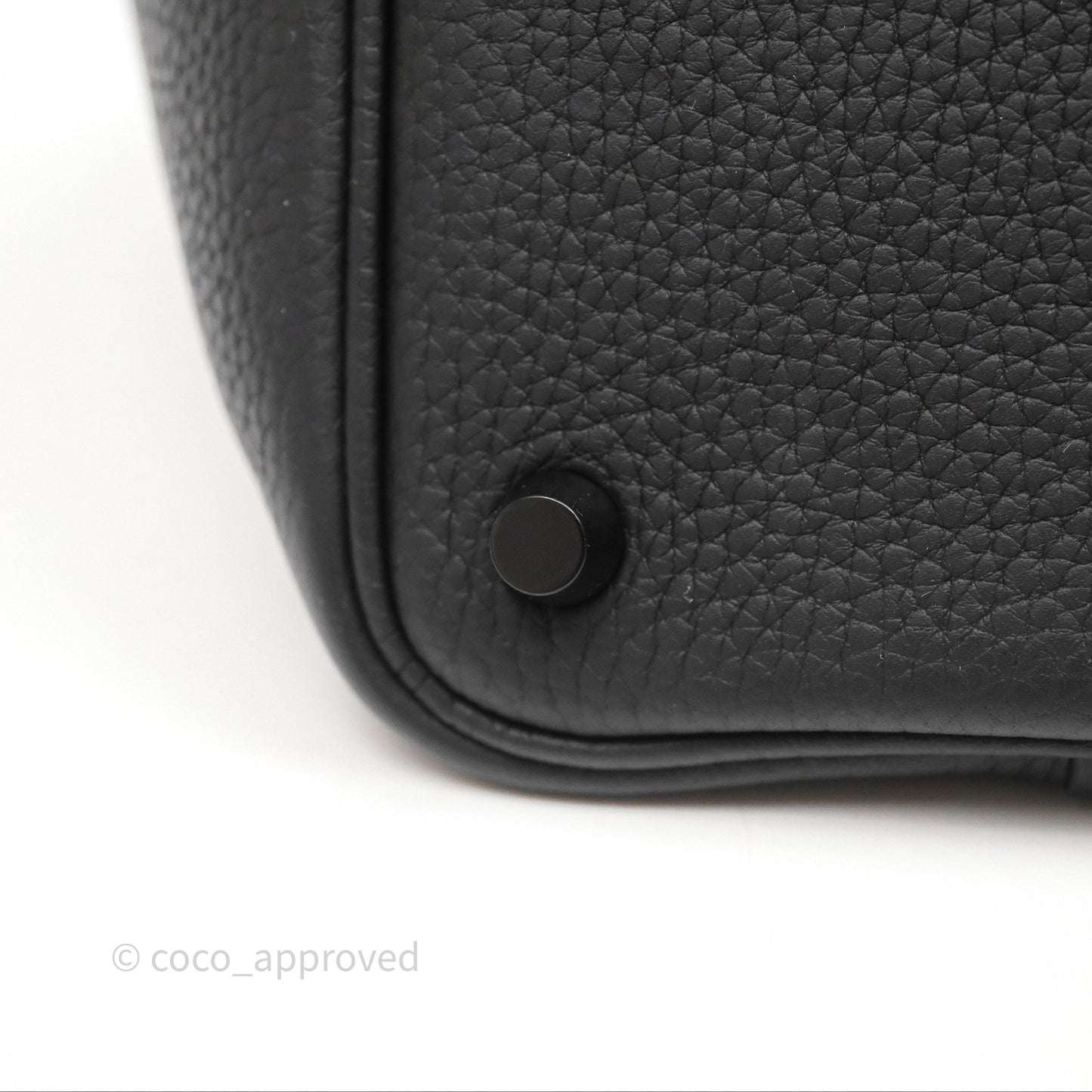 Hermès Picotin 18 Black Noir Clemence So Black Hardware