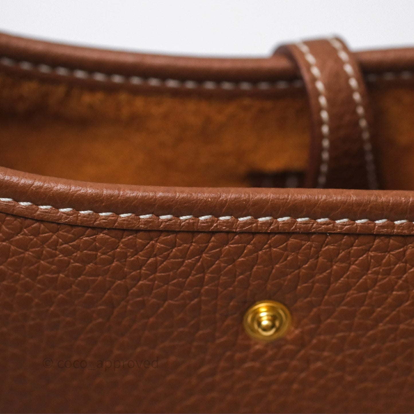 Hermès Mini Evelyne 16 Amazone Gold 37 Clemence Gold Hardware