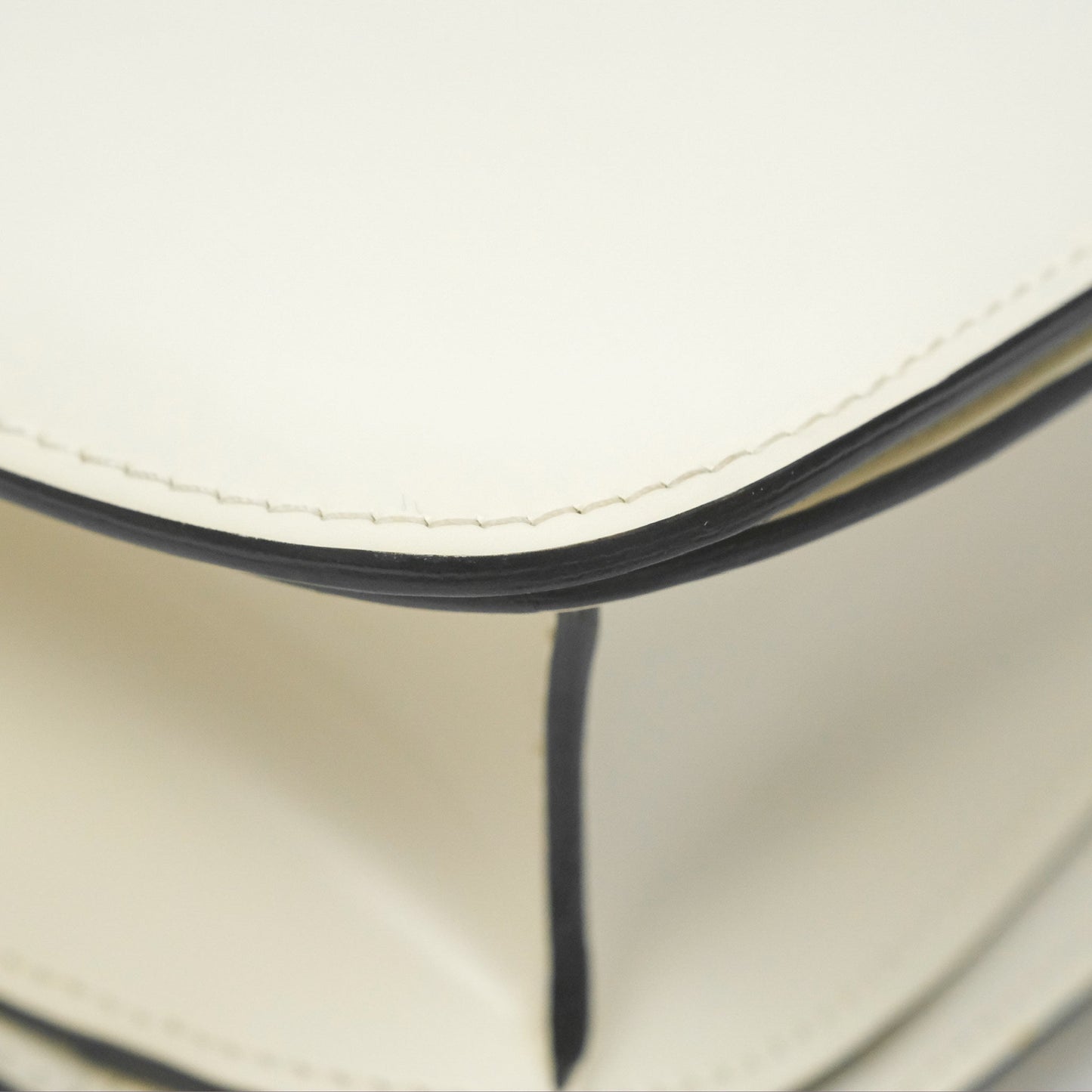 Celine Medium Classic Box Flap White Patent Gold Hardware