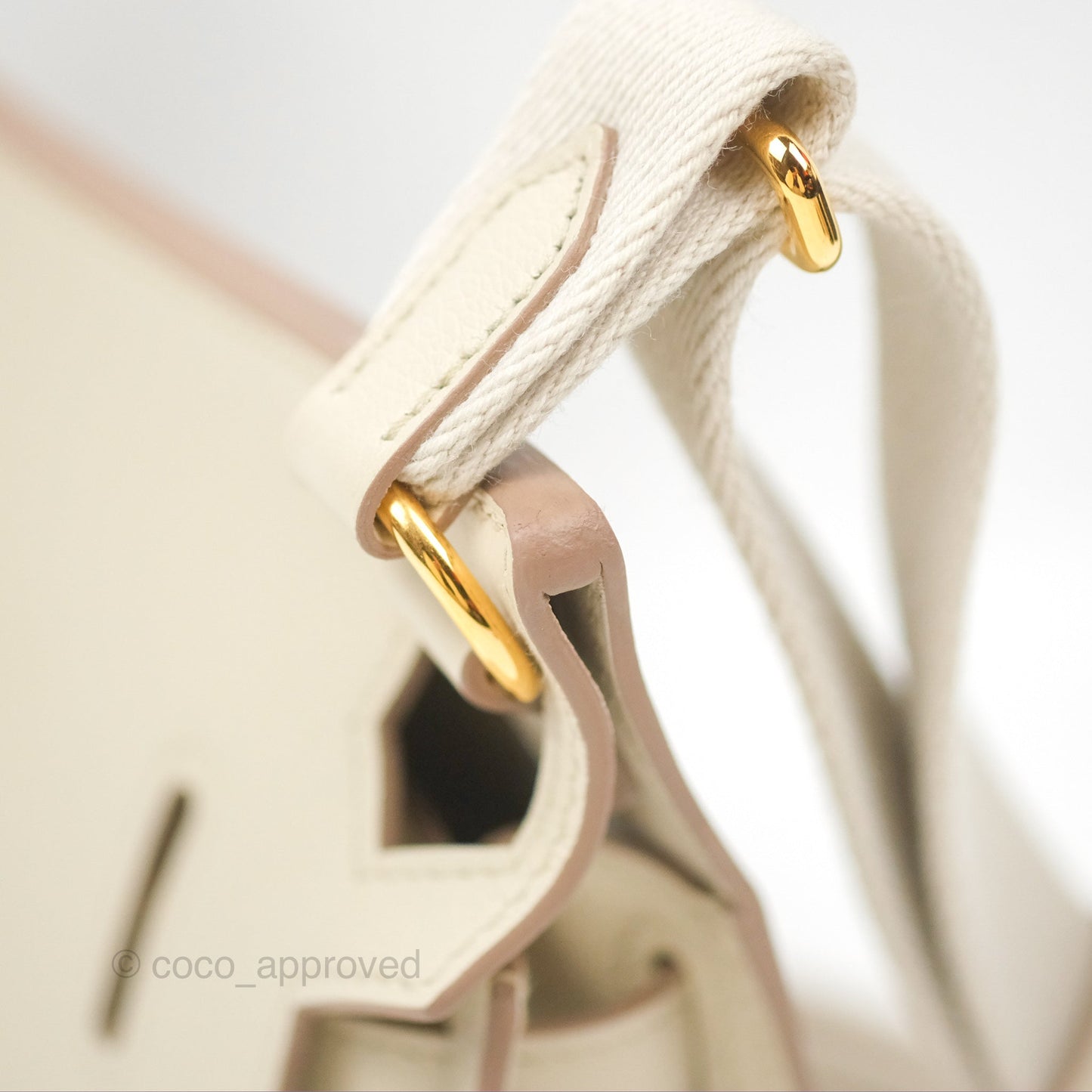 Hermès Mini Jypsiere Beton Evercolor Gold Hardware