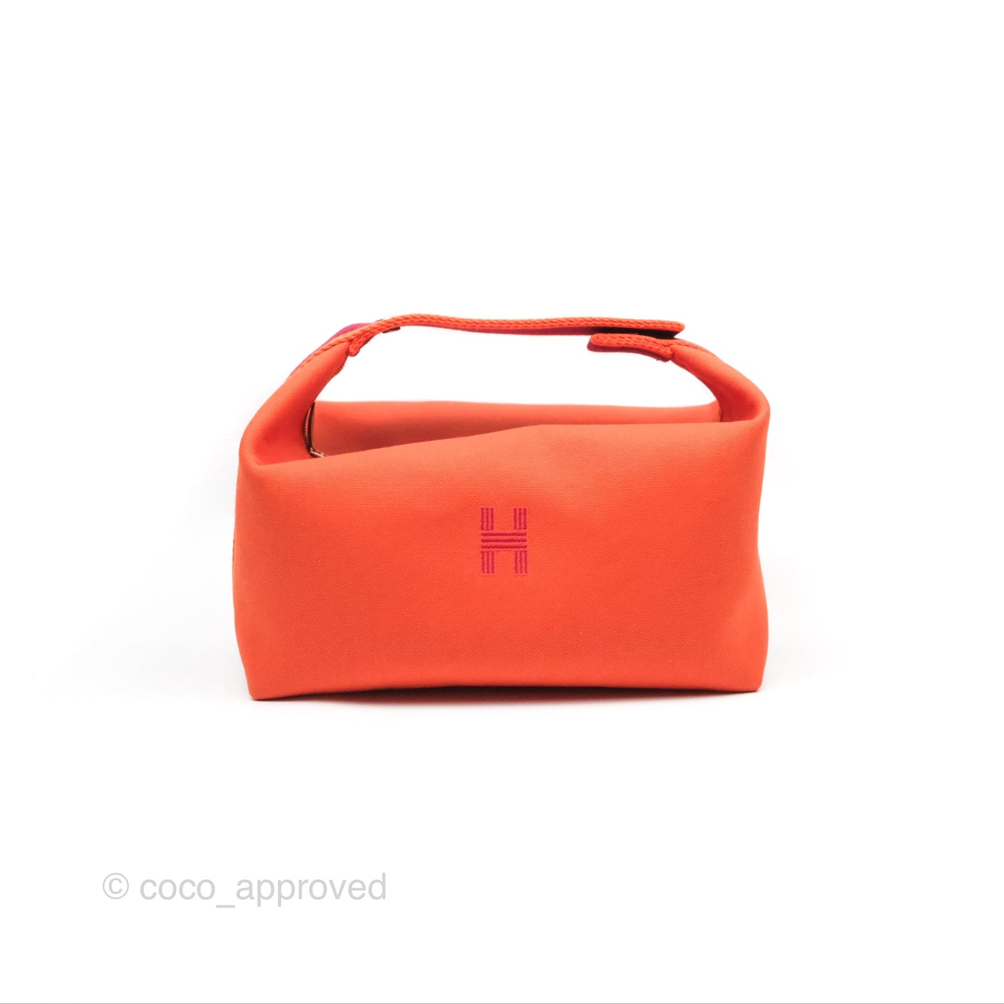 Hermès Small Bride-A-Brac Orange Feu Canvas