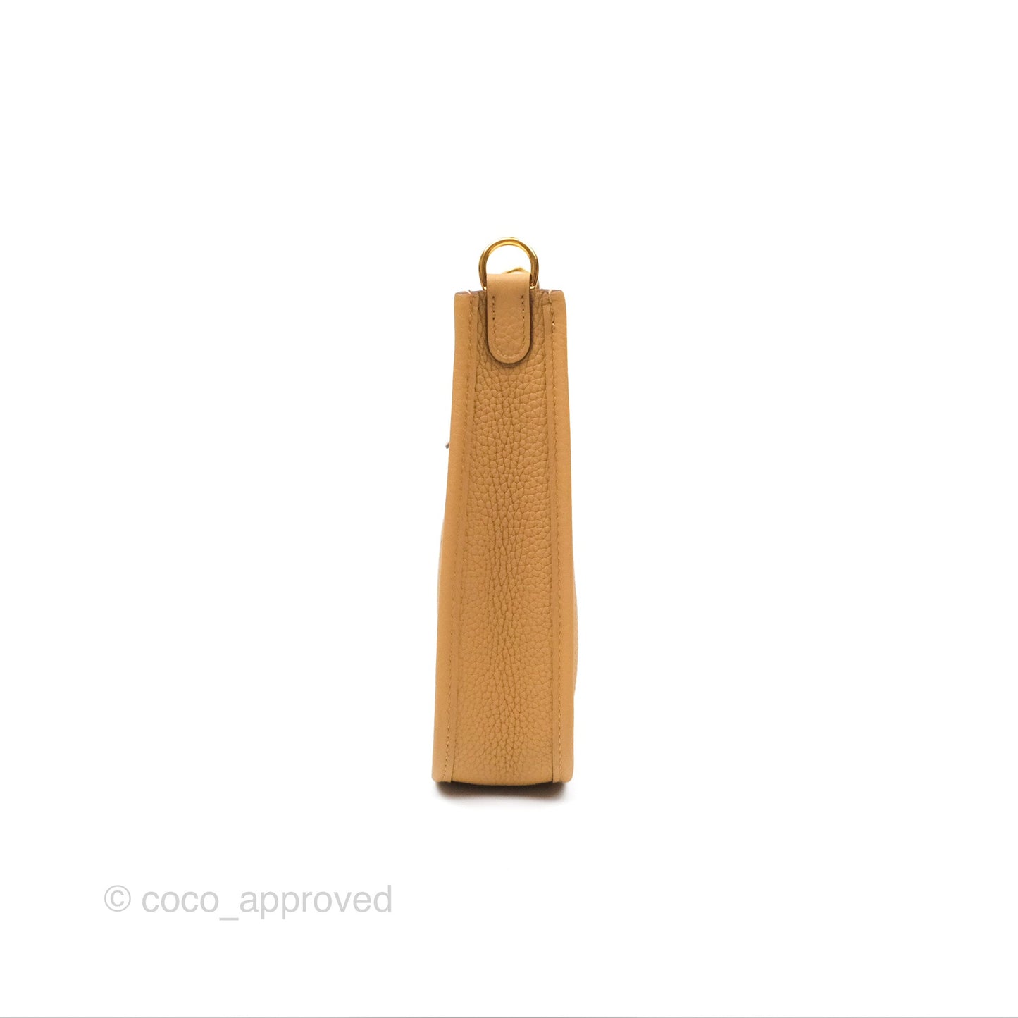 Hermès Mini Evelyne 16 Biscuit 48 Taurillon Clemence Gold Hardware