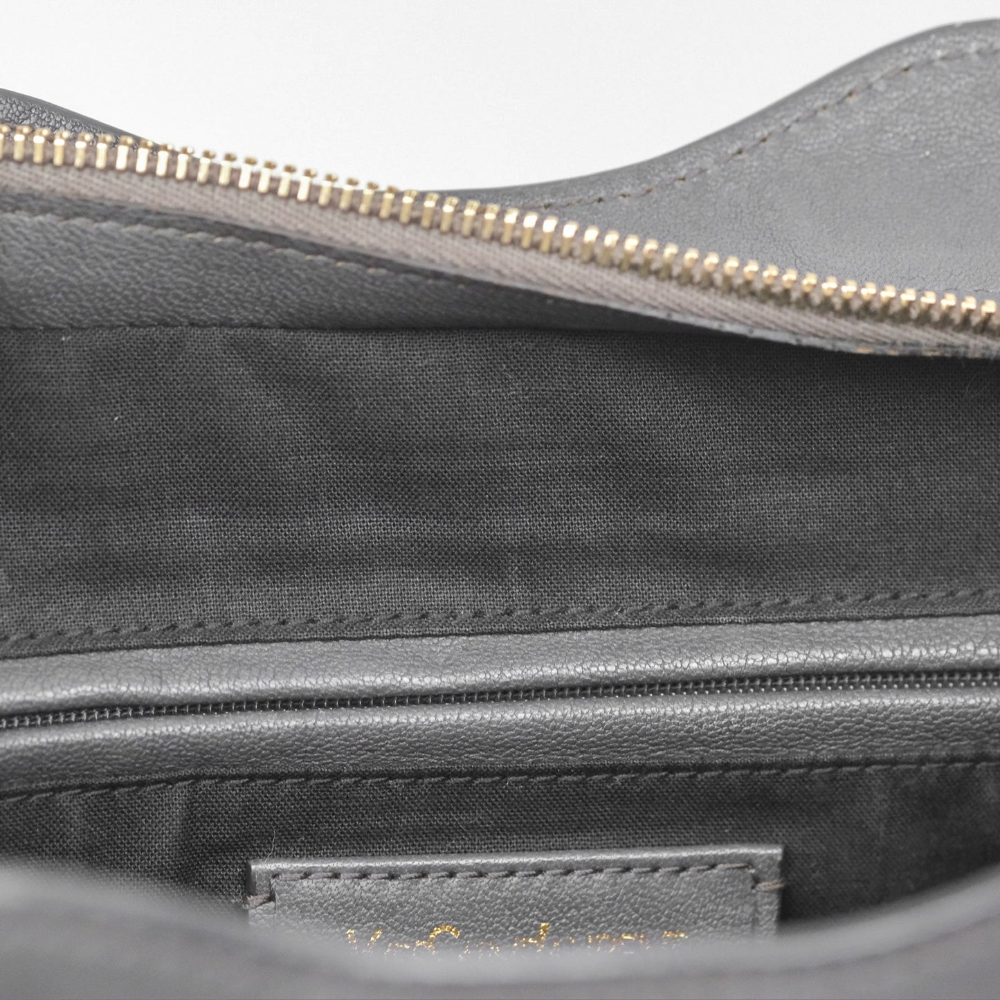 Saint Laurent Chyc Bag Dark Grey Calfskin Gold Hardware