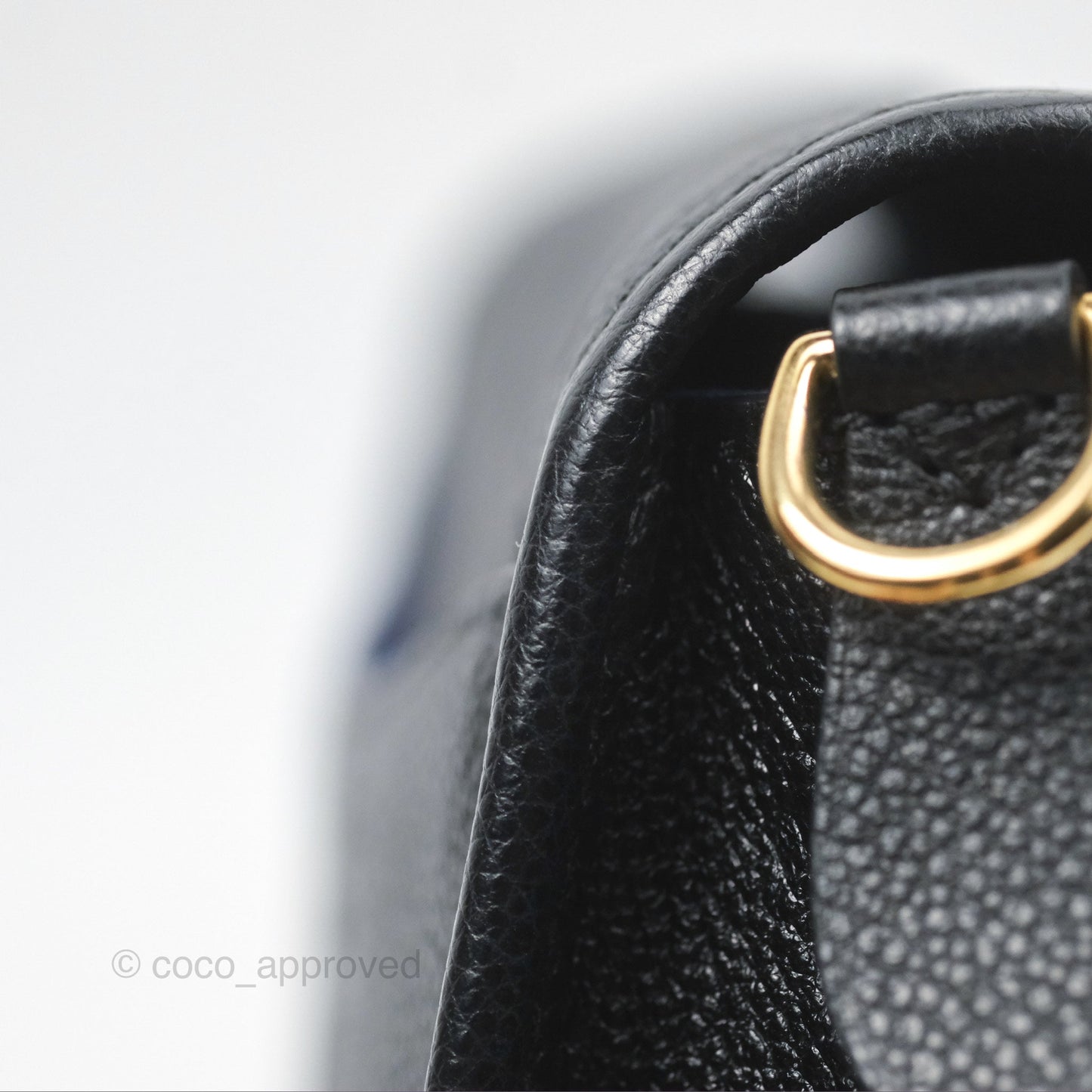 Louis Vuitton Diane Black Monogram Empreinte Leather