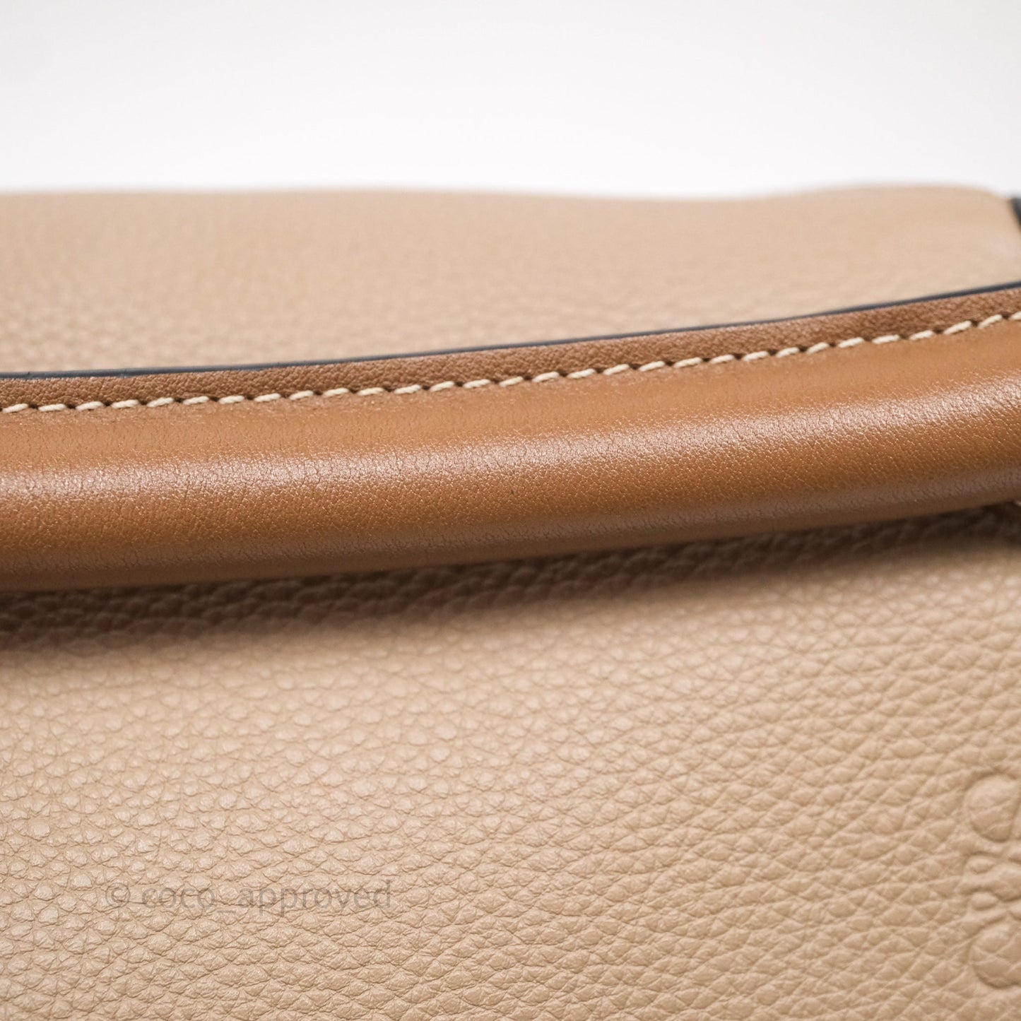 Loewe Small Puzzle Bag Sand Mink Grained Calfskin