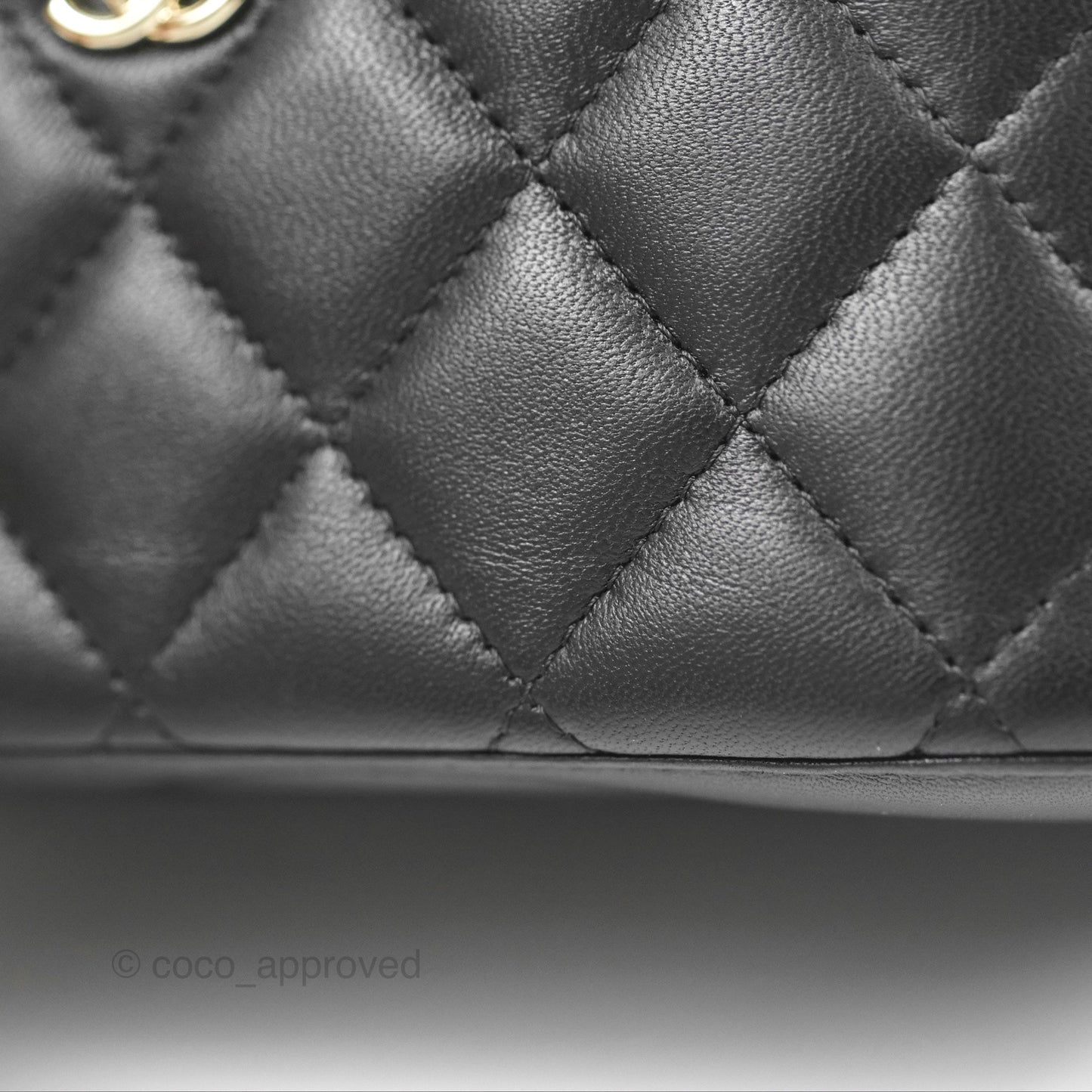 Chanel Ball Crush Vanity with Chain Black Lambskin Gold Hardware