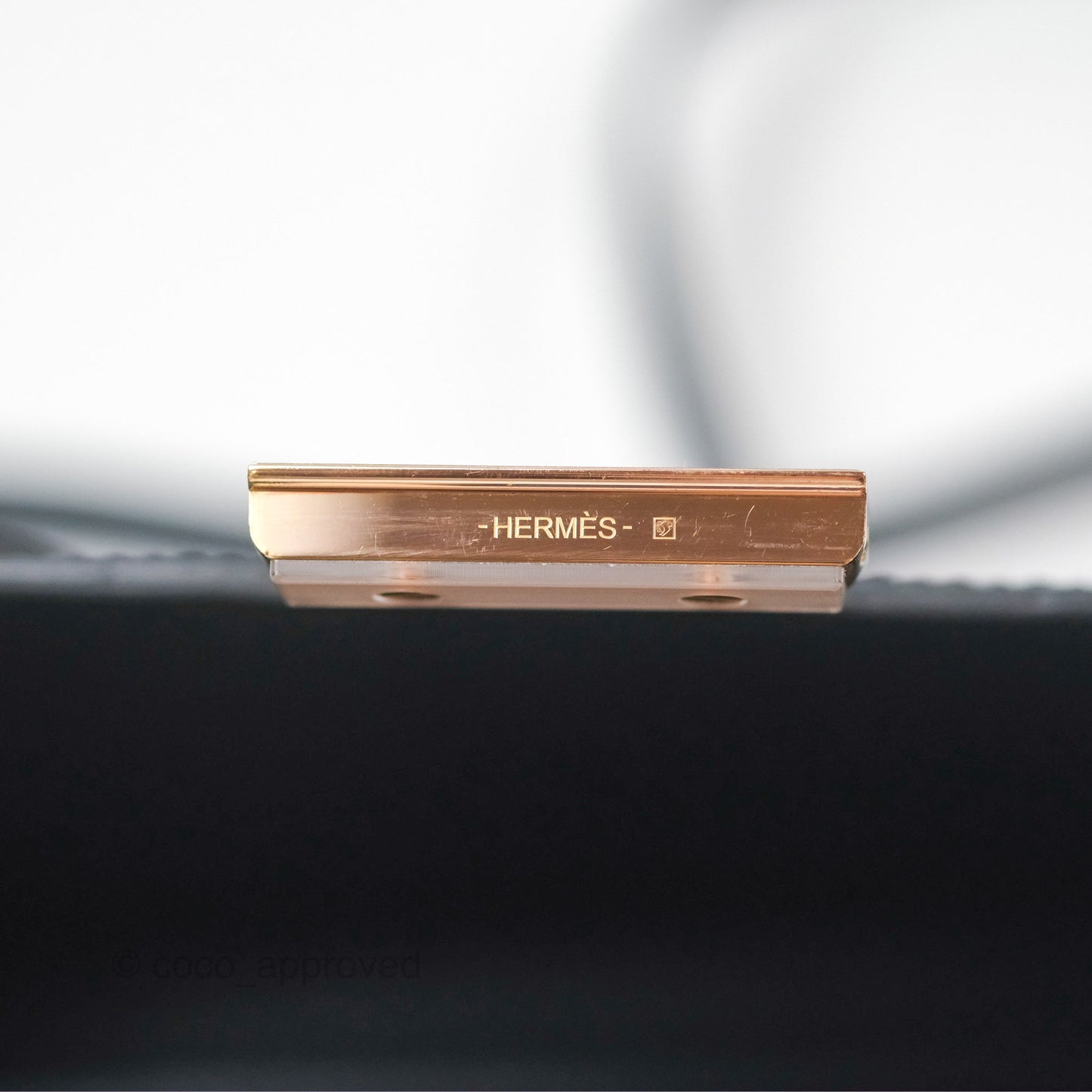 Hermès Constance Mini 18cm Bleu Nuit 2Z Epsom Rose Gold Hardware