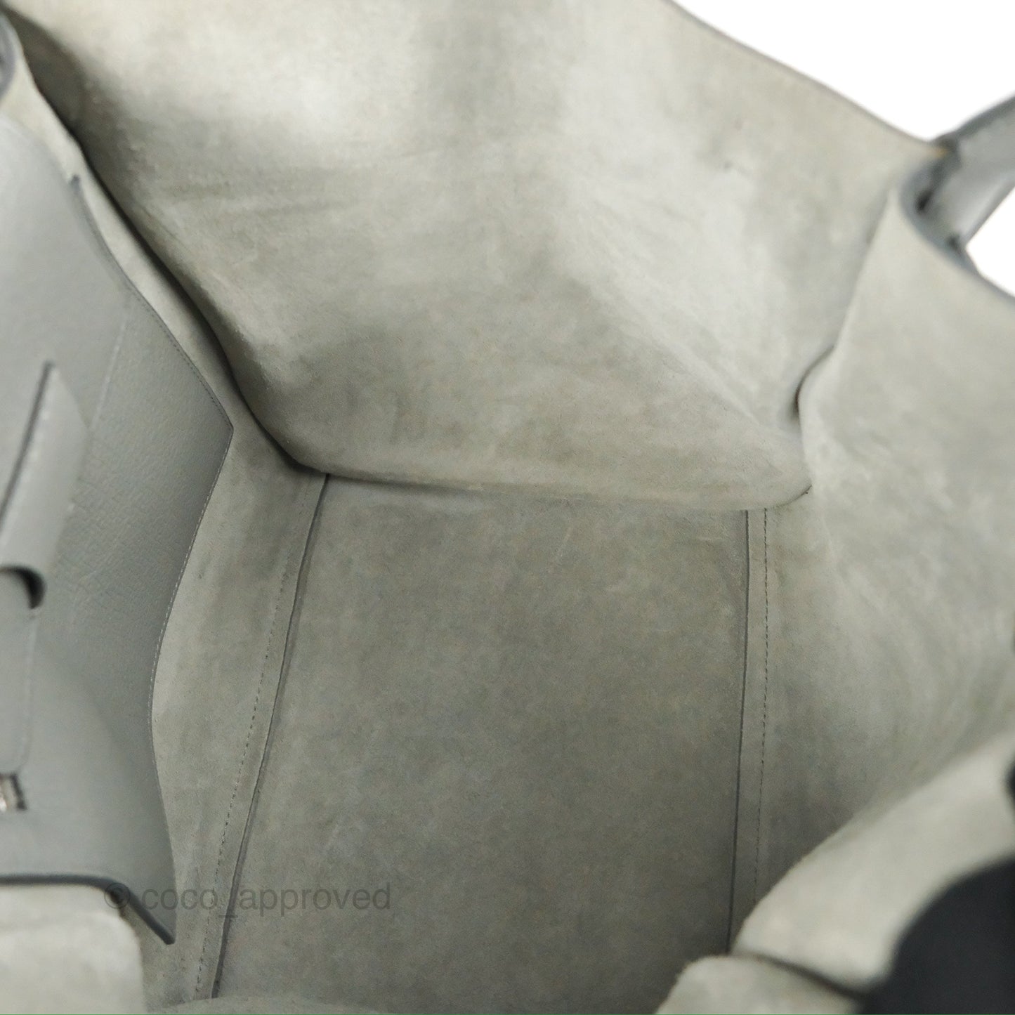 Celine Small Big Bag Grey Supple Grained Leather Silver Hardware