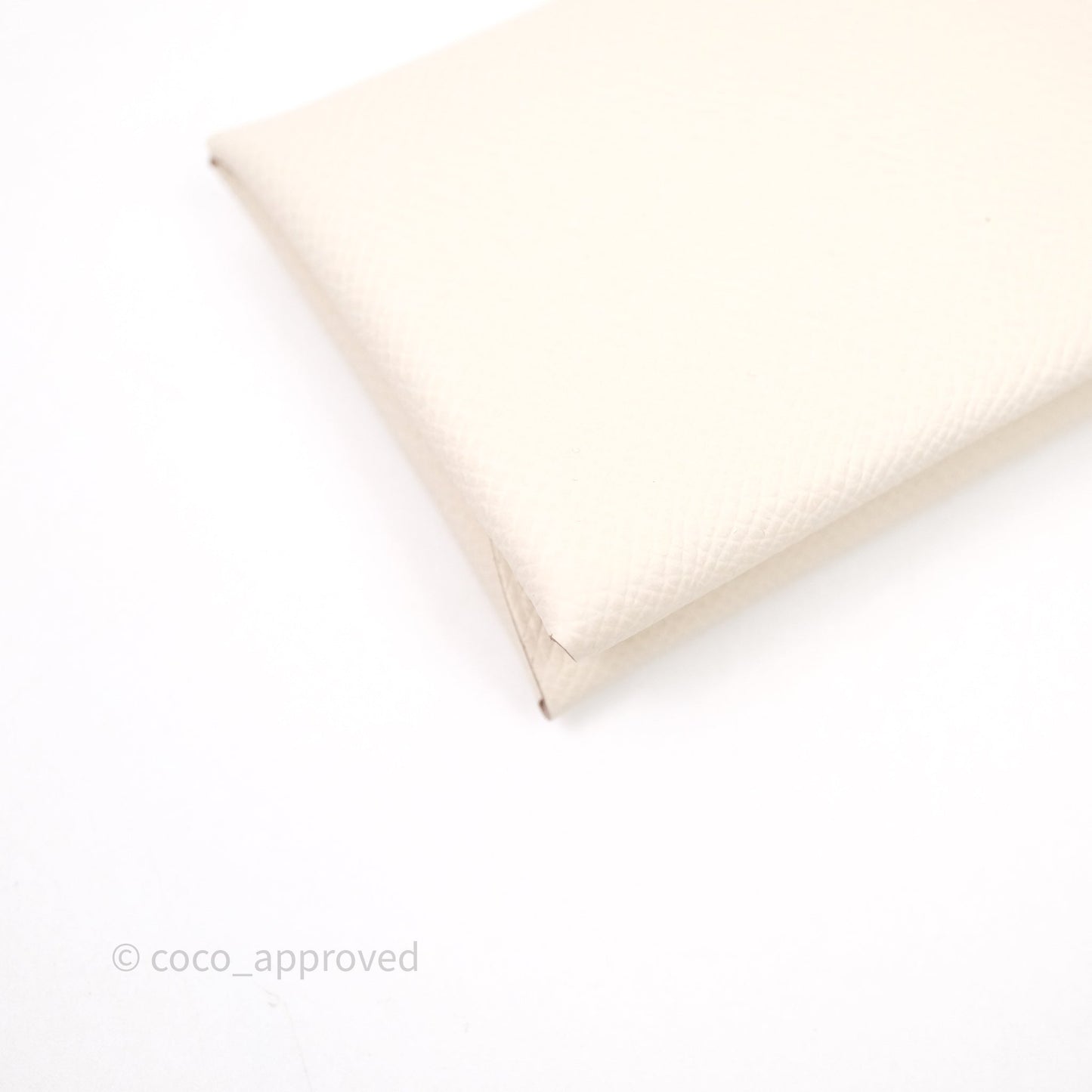 Hermès Calvi Duo Compact Card Holder Beton 8L Epsom