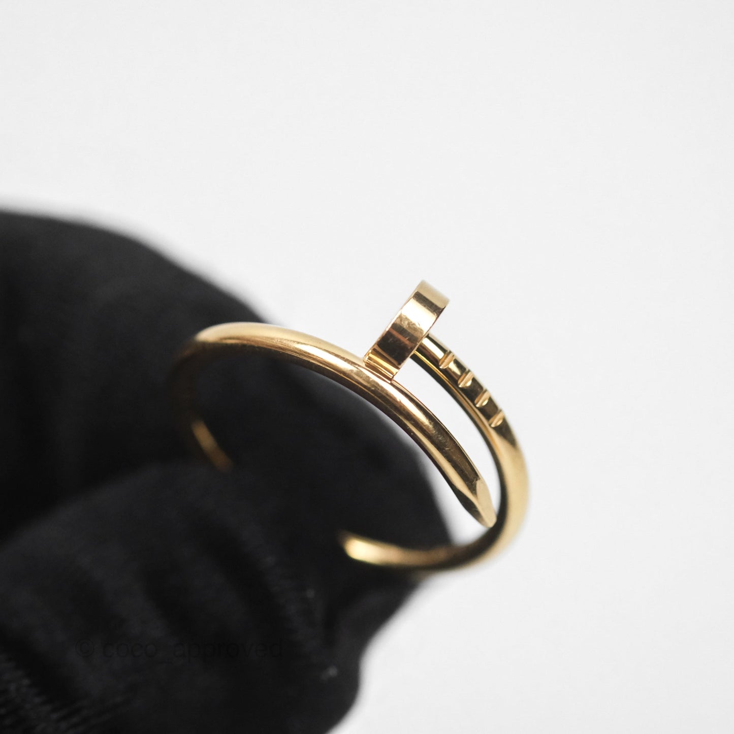 Cartier Juste un Clou Ring Small Model Yellow Gold Size 55