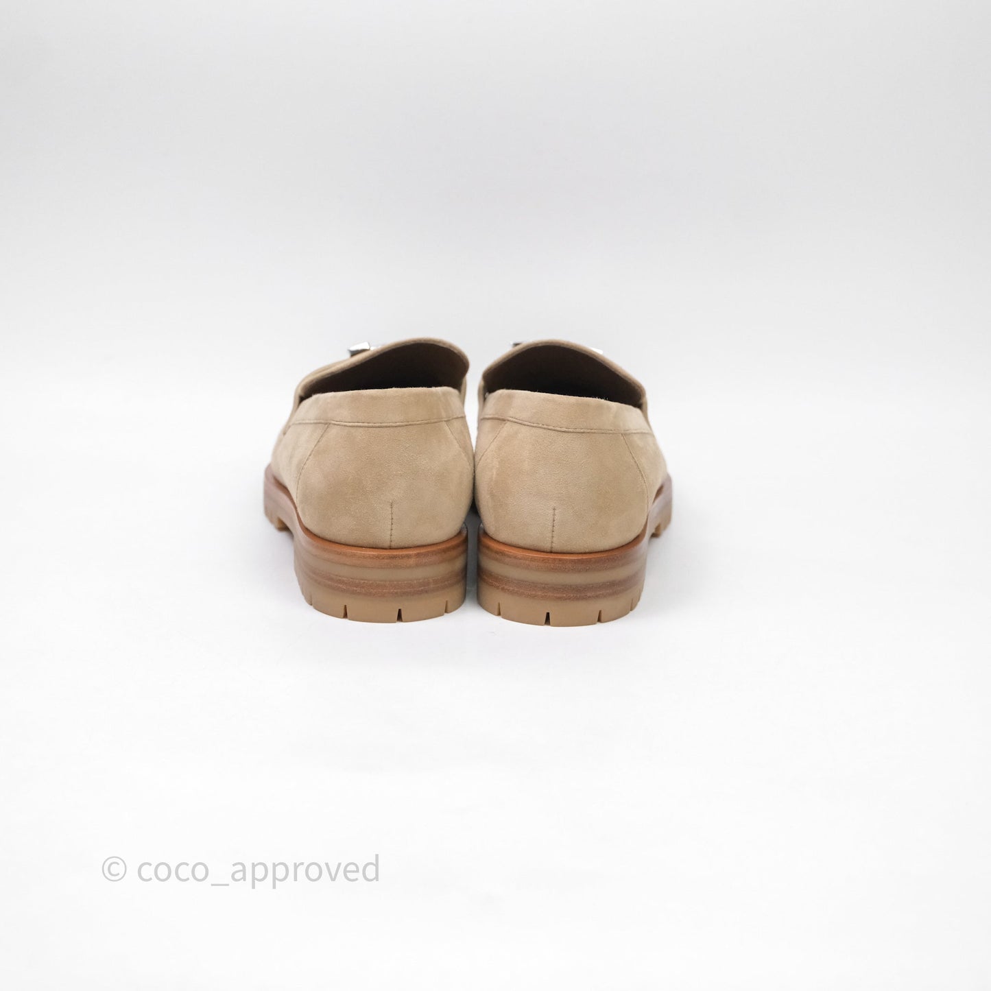 Hermes Faubourg loafer Beige Camel Size 36.5