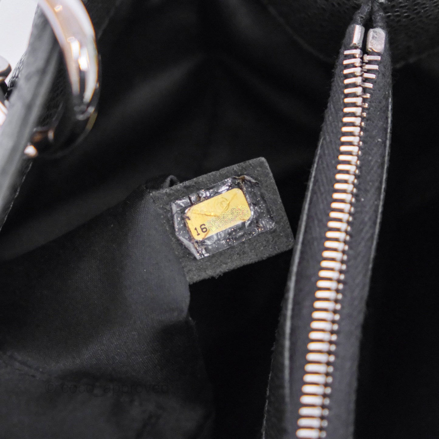 Chanel GST Black Caviar Silver Hardware
