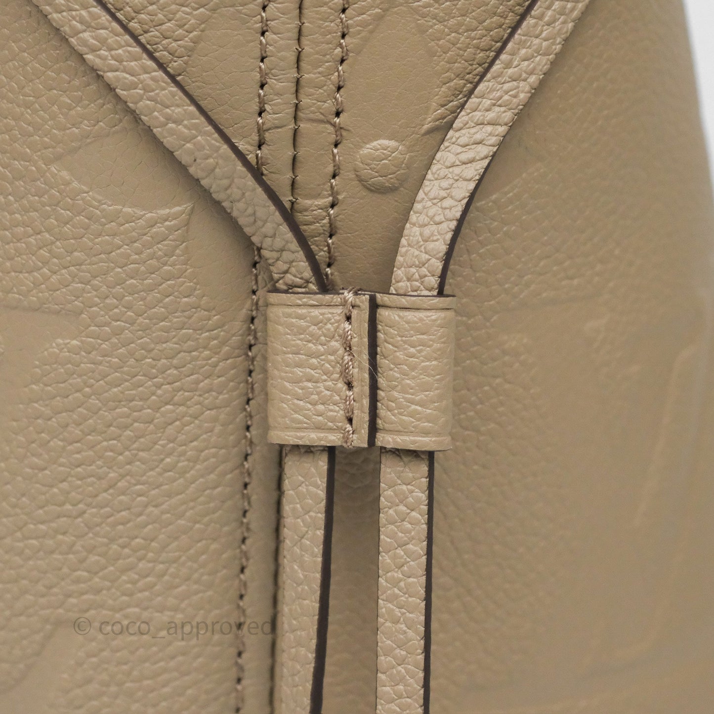 Louis Vuitton Neverfull MM Monogram Empreinte Leather Tourterelle