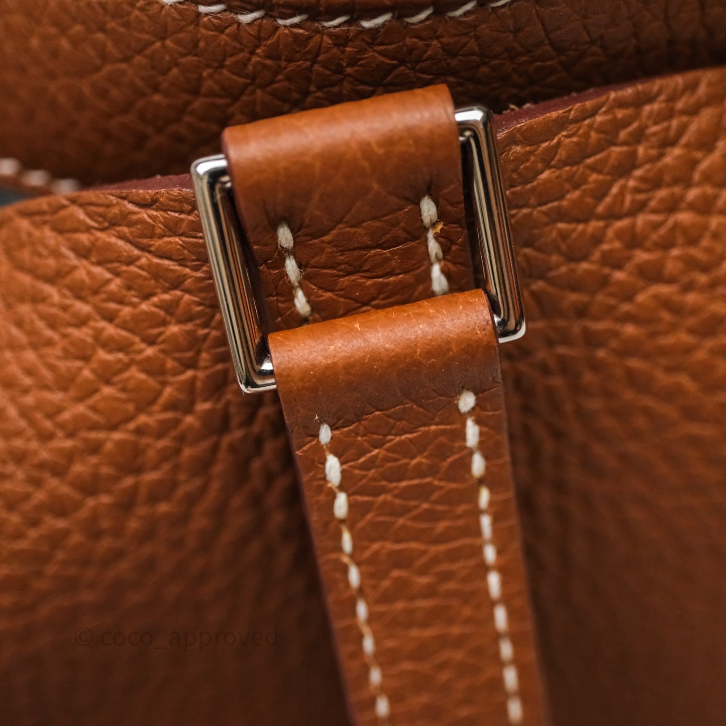 Hermes Picotin Lock 18 Gold 37/Bleu Brume T0 Clemence Palladium Hardware