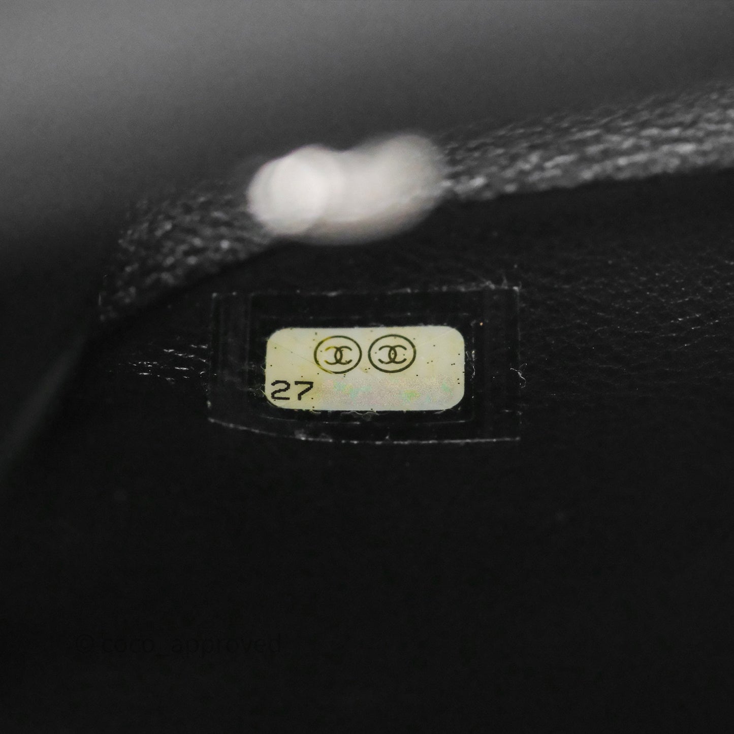 Chanel Small Precious Union Flap Black Calfskin Gold & Silver Hardware