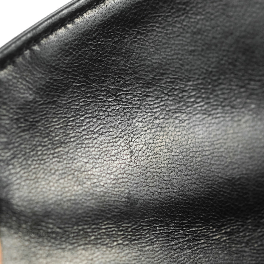 Chanel Vintage Round Flap Bag Quilted Lambskin Gold Hardware