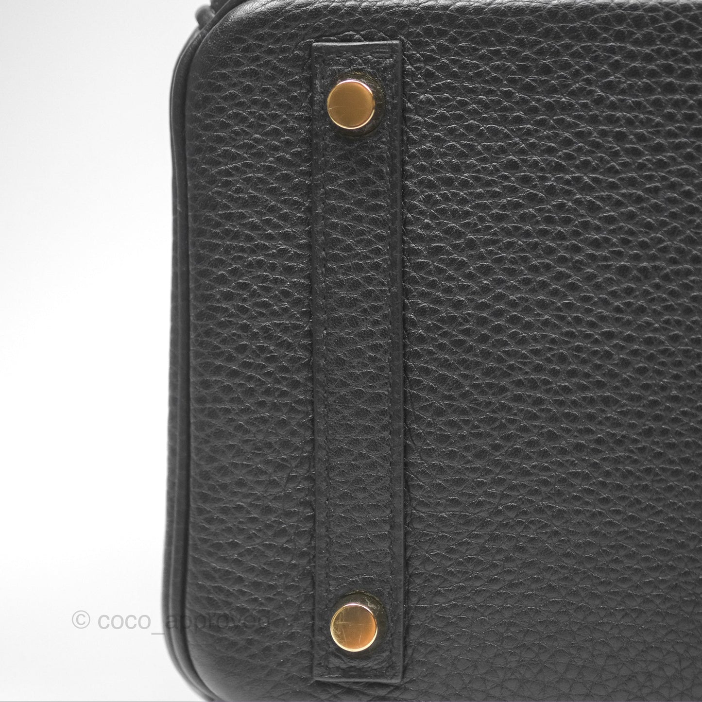 Hermès Birkin 30 Retourne Black Noir 89 Clemence Gold Hardware